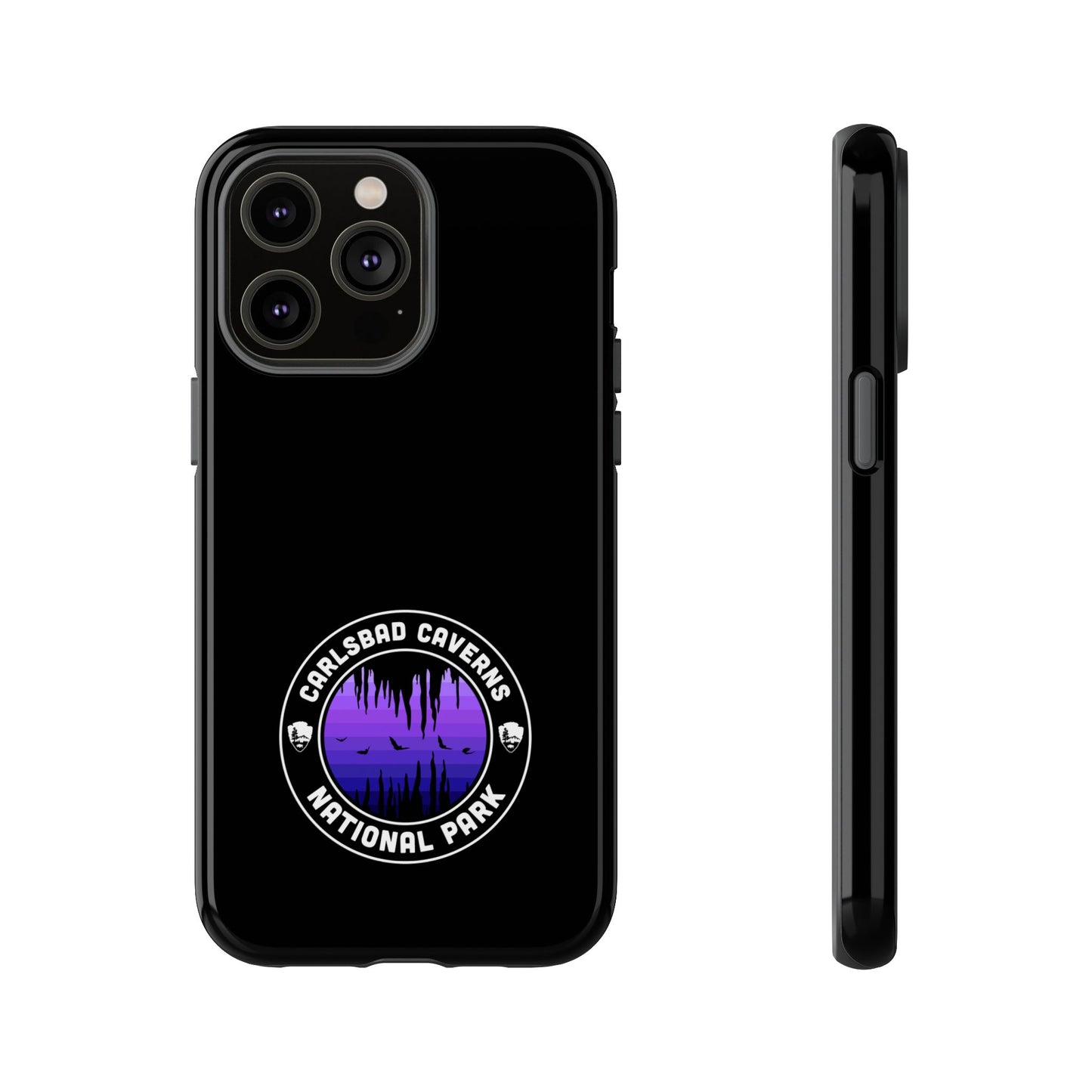 Carlsbad Caverns National Park Phone Case - Round Emblem Design