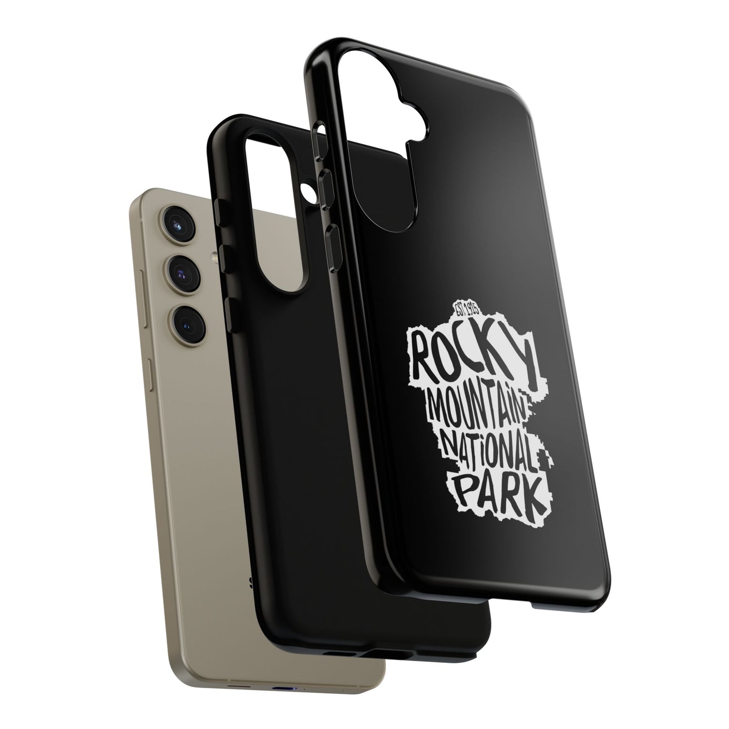 Rocky Mountain National Park Phone Case - Map Design