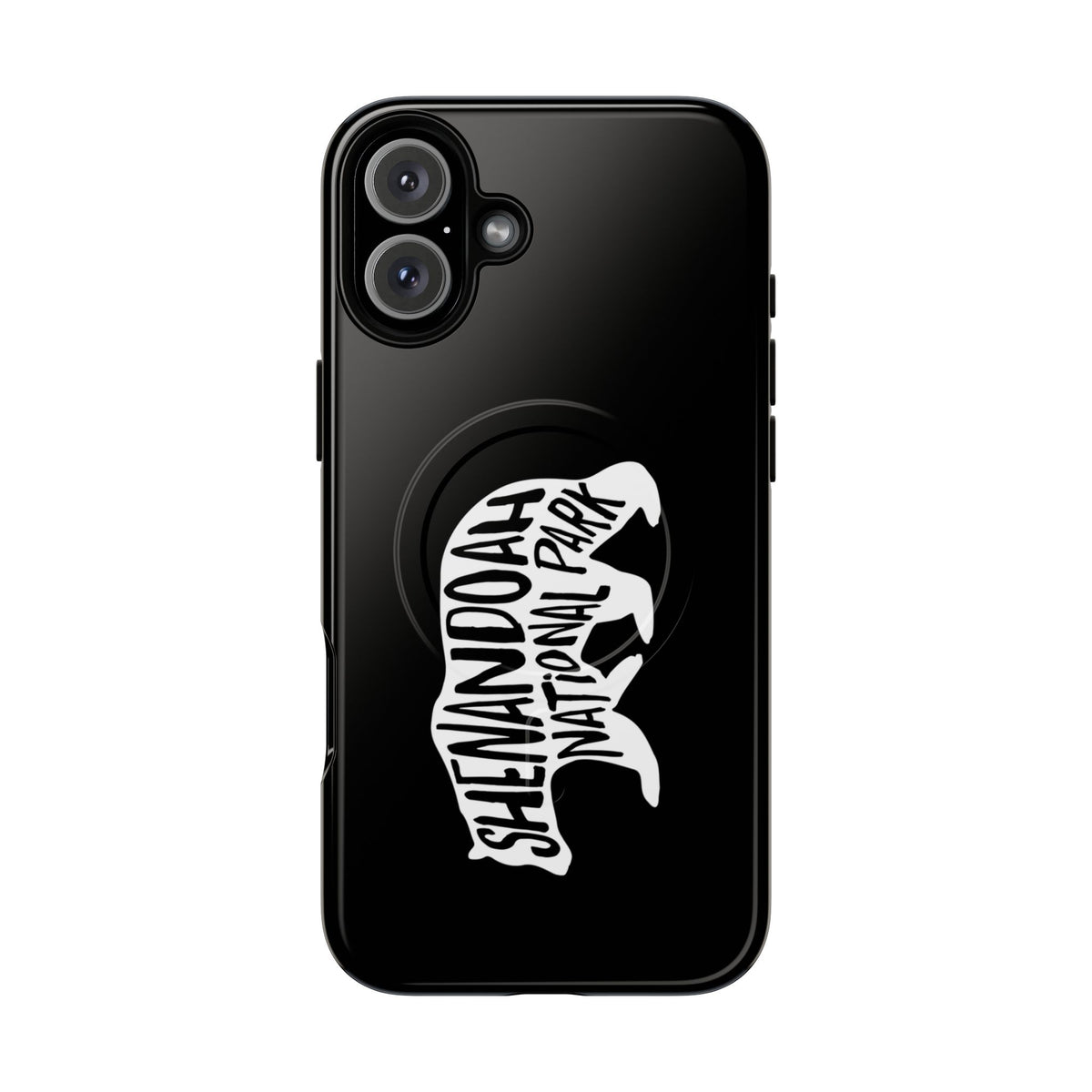 Shenandoah National Park iPhone Case with MagSafe - Black Bear Design