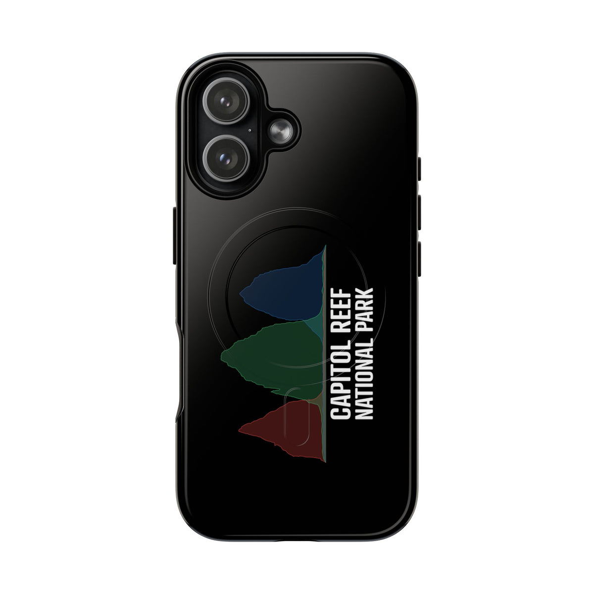 Capitol Reef National Park iPhone Case with MagSafe - Histogram Design