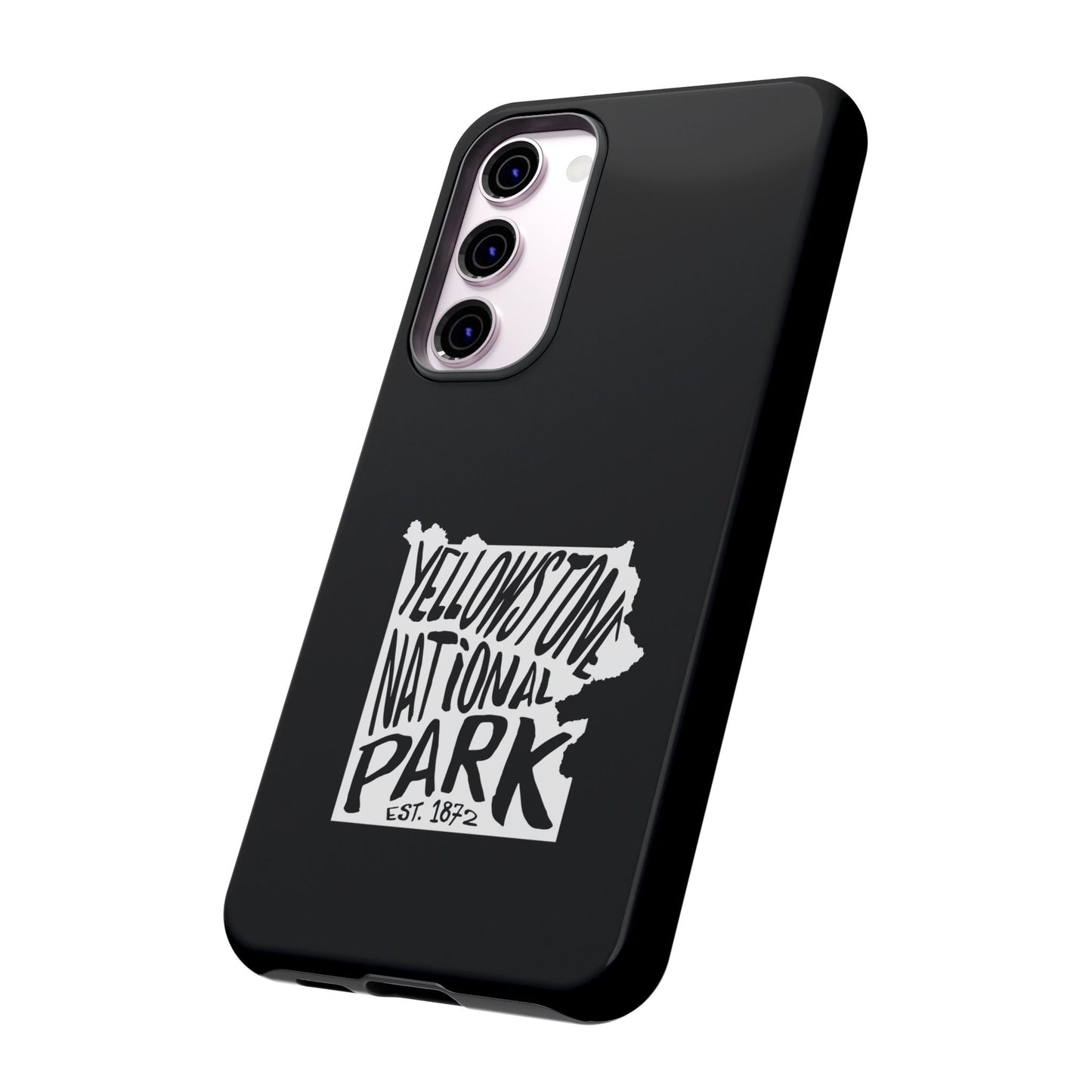 Yellowstone National Park Phone Case - Map Design