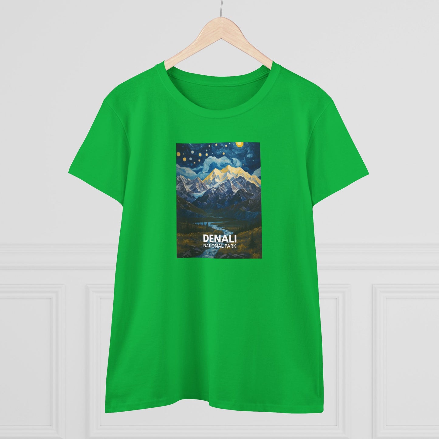 Denali National Park Women's T-Shirt - Starry Night