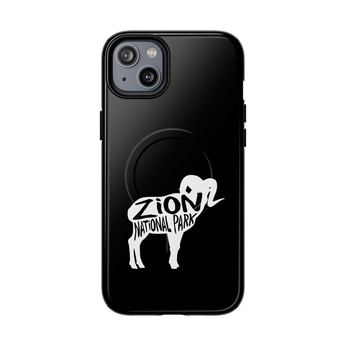 Zion National Park iPhone Case with MagSafe - Bighorn Sheep Design