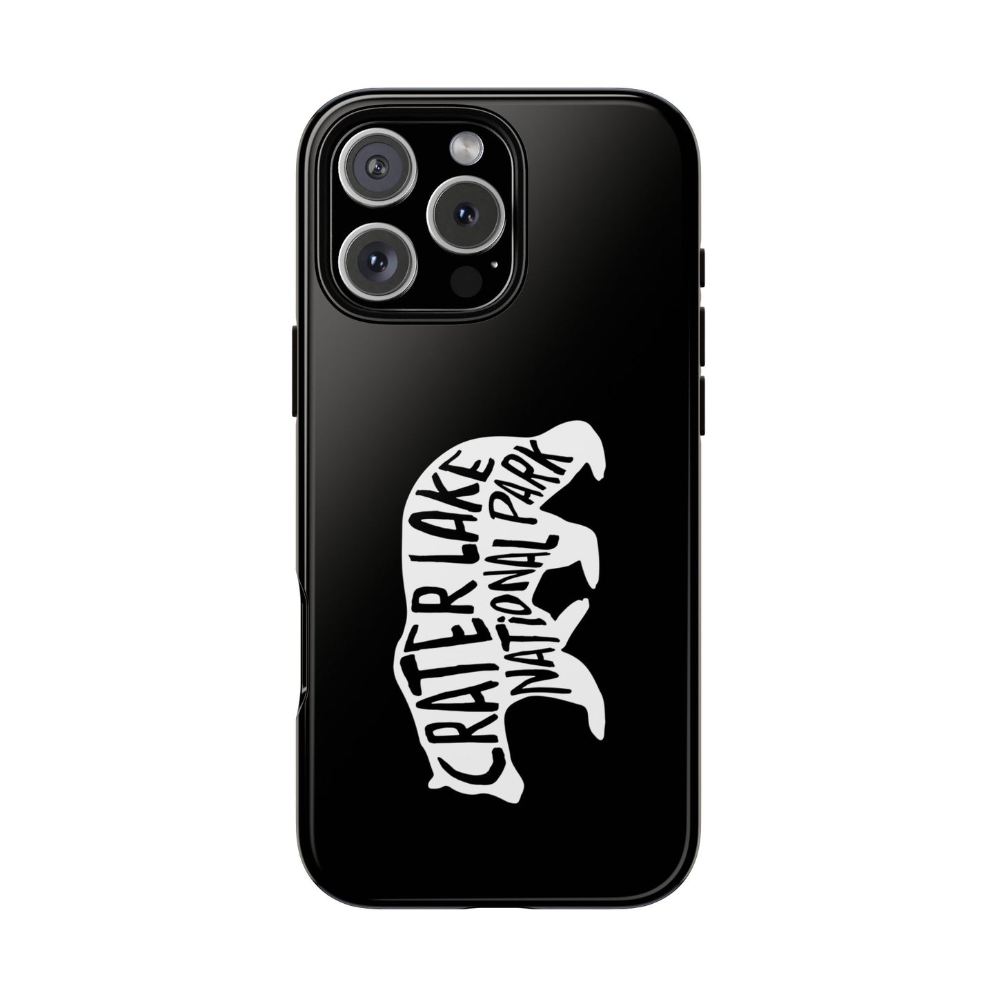 Crater Lake National Park Phone Case - Black Bear Design