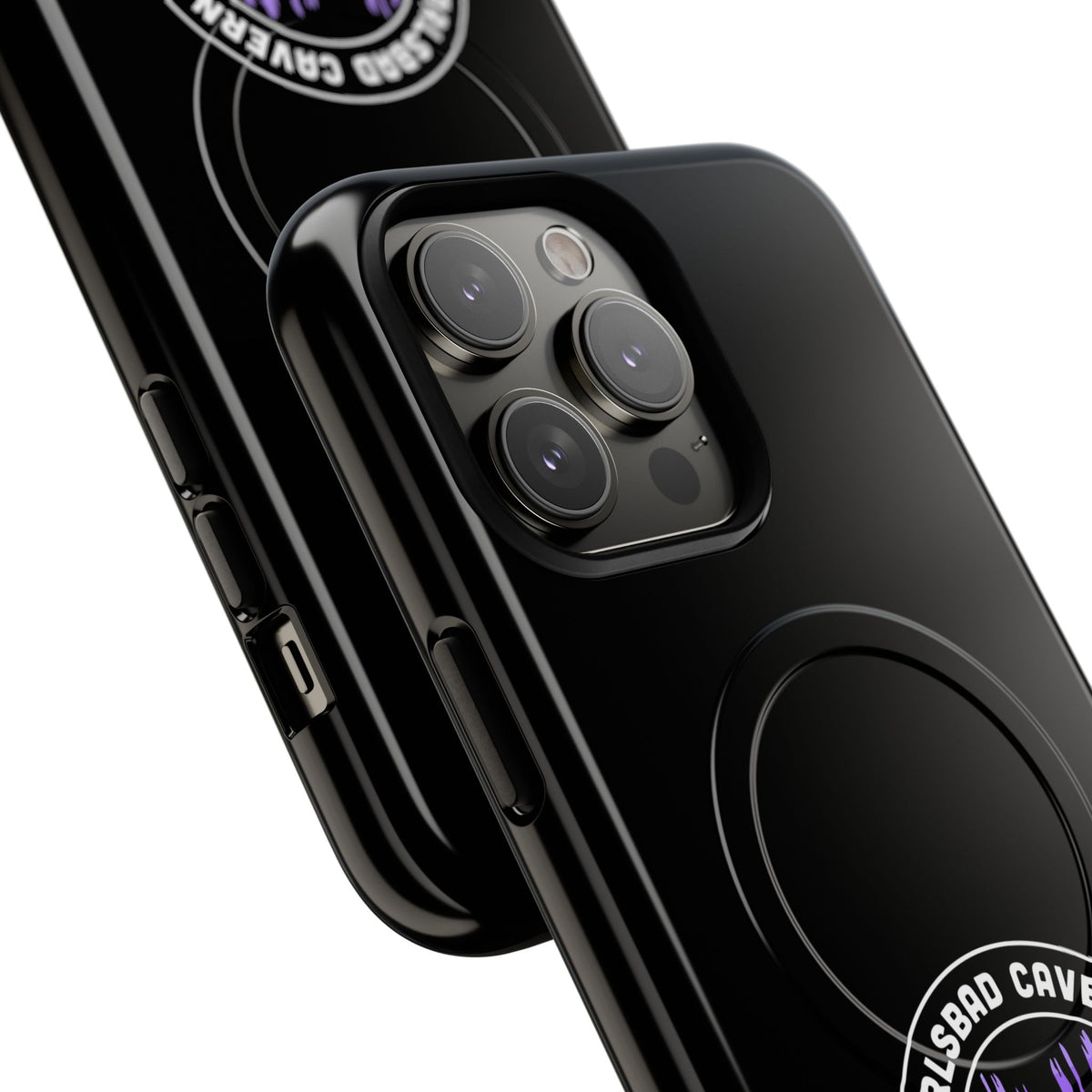 Carlsbad Caverns National Park iPhone Case with MagSafe - Round Emblem Design
