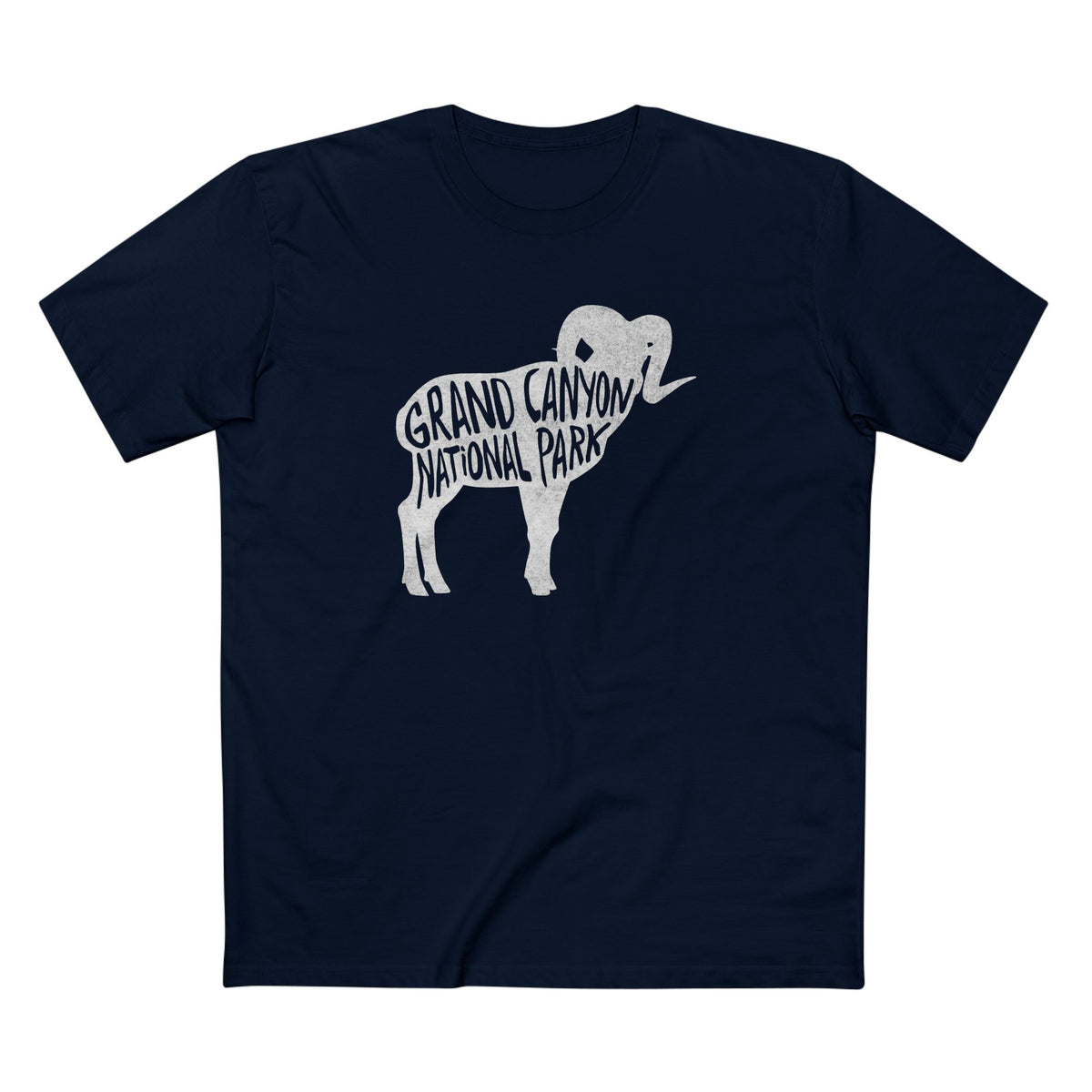 Grand Canyon National Park T-Shirt - Bighorn Sheep in Navy