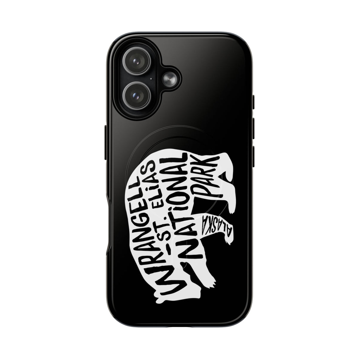 Wrangell - St. Elias National Park iPhone Case with MagSafe - Grizzly Bear Design