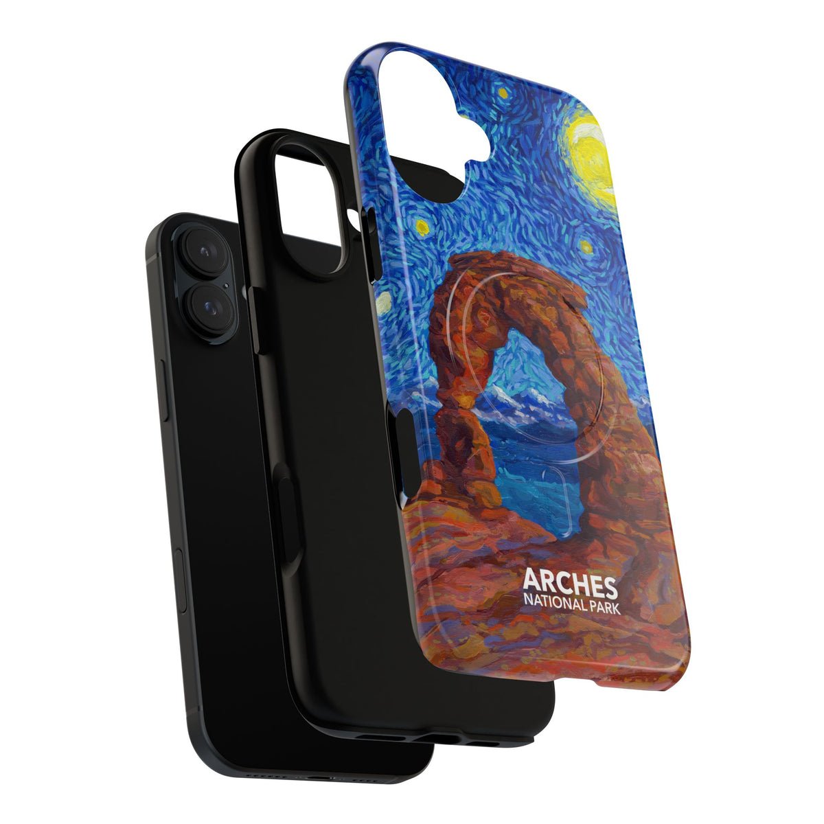 Arches National Park iPhone Case with MagSafe - Starry Night