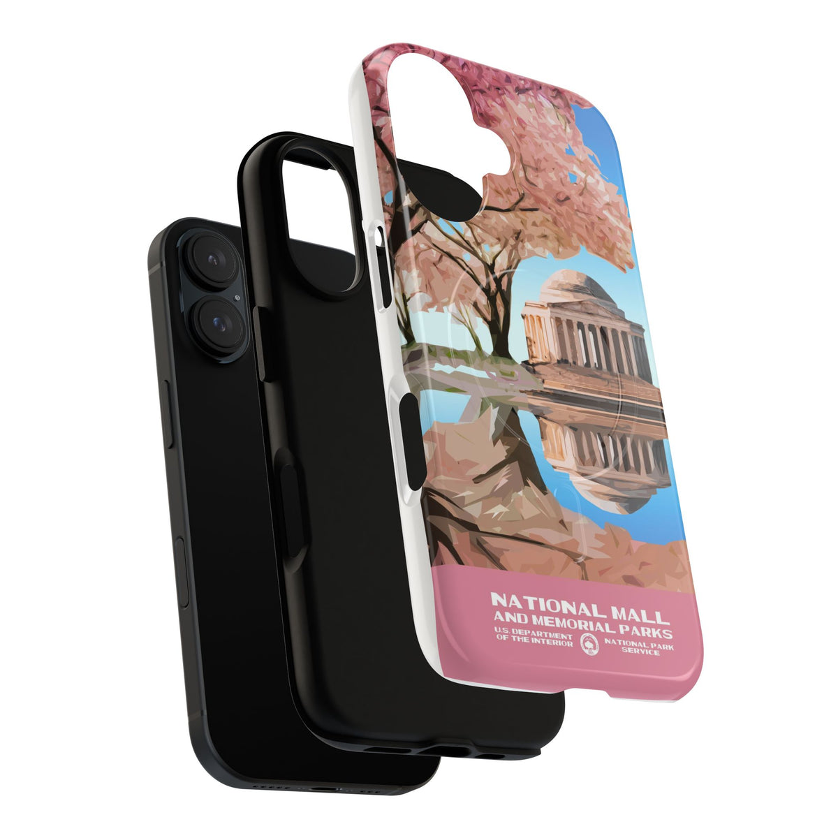 National Mall Washington DC iPhone Case with MagSafe - WPA Design