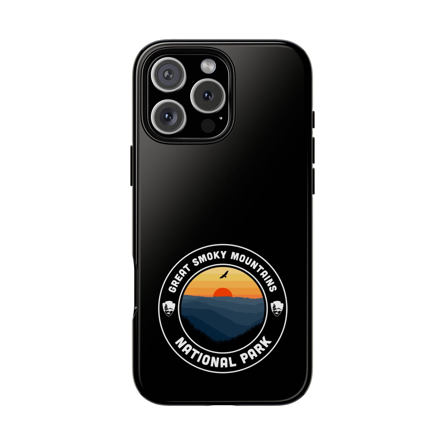 Great Smoky Mountains National Park Phone Case - Round Emblem Design