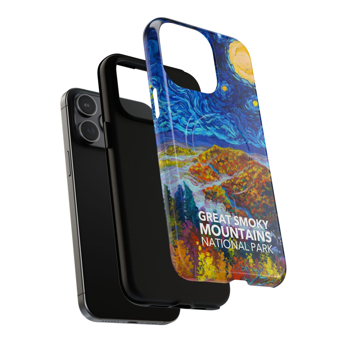 Great Smoky Mountains National Park iPhone Case with MagSafe - Starry Night