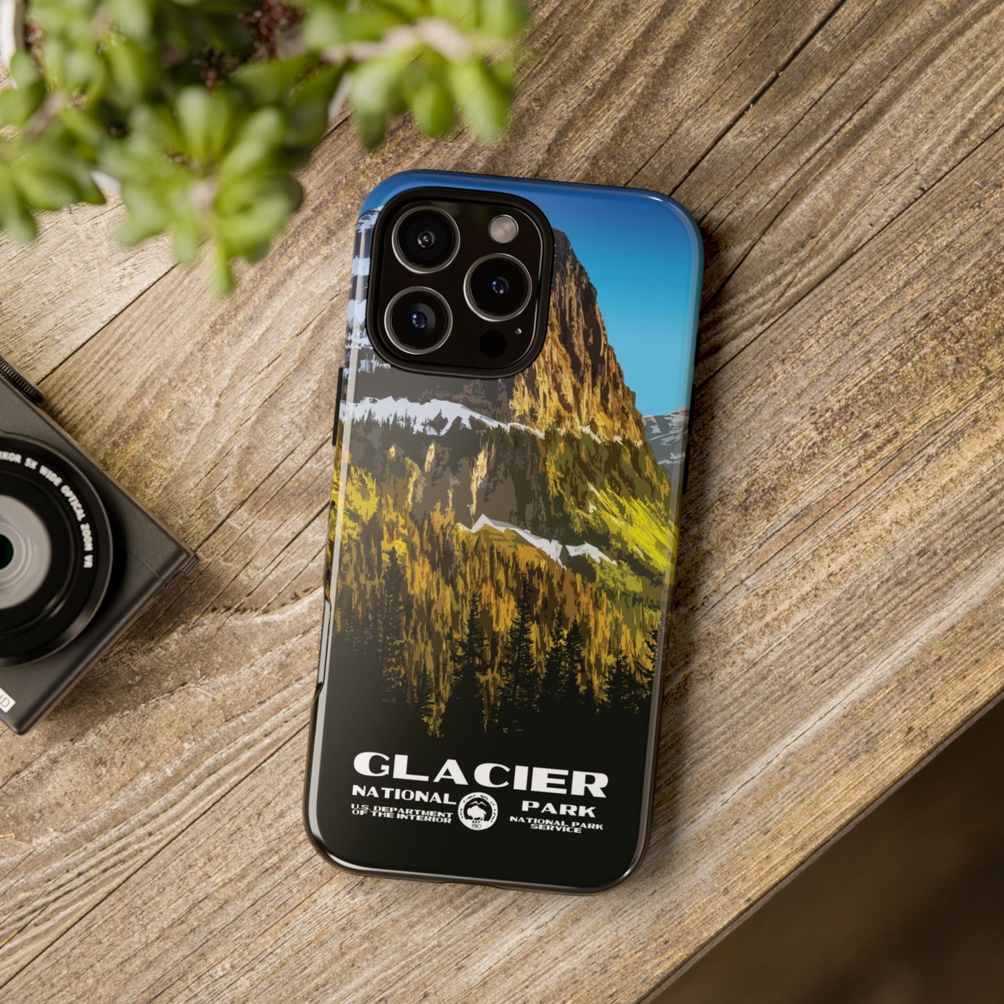 Glacier National Park Phone Case - WPA Style