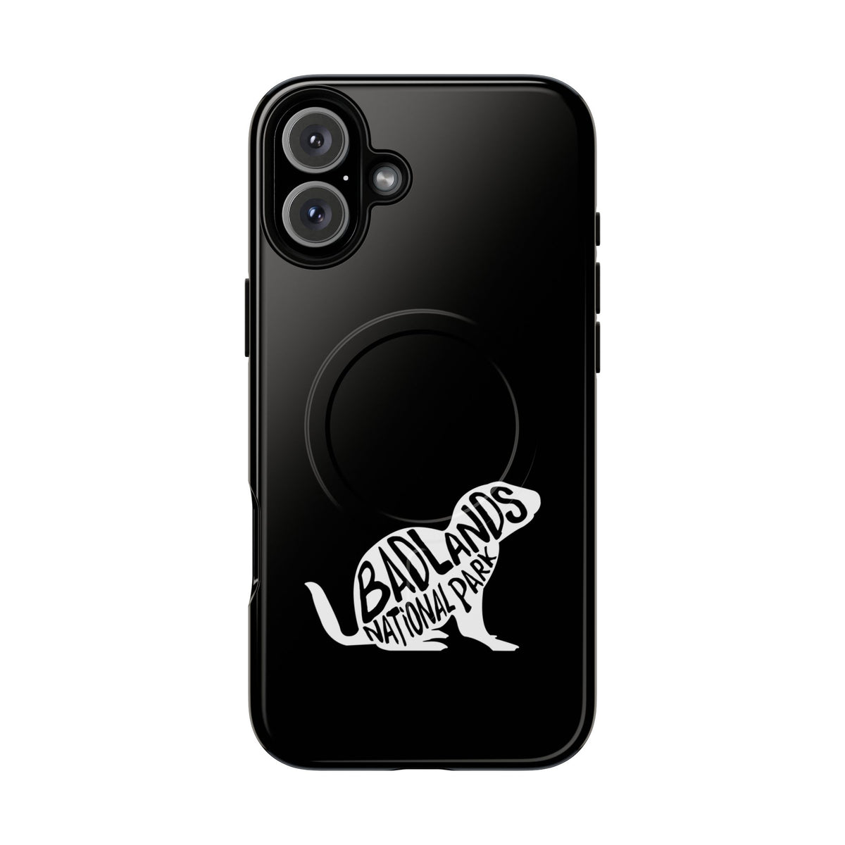 Badlands National Park iPhone Case with MagSafe - Prairie Dog Design