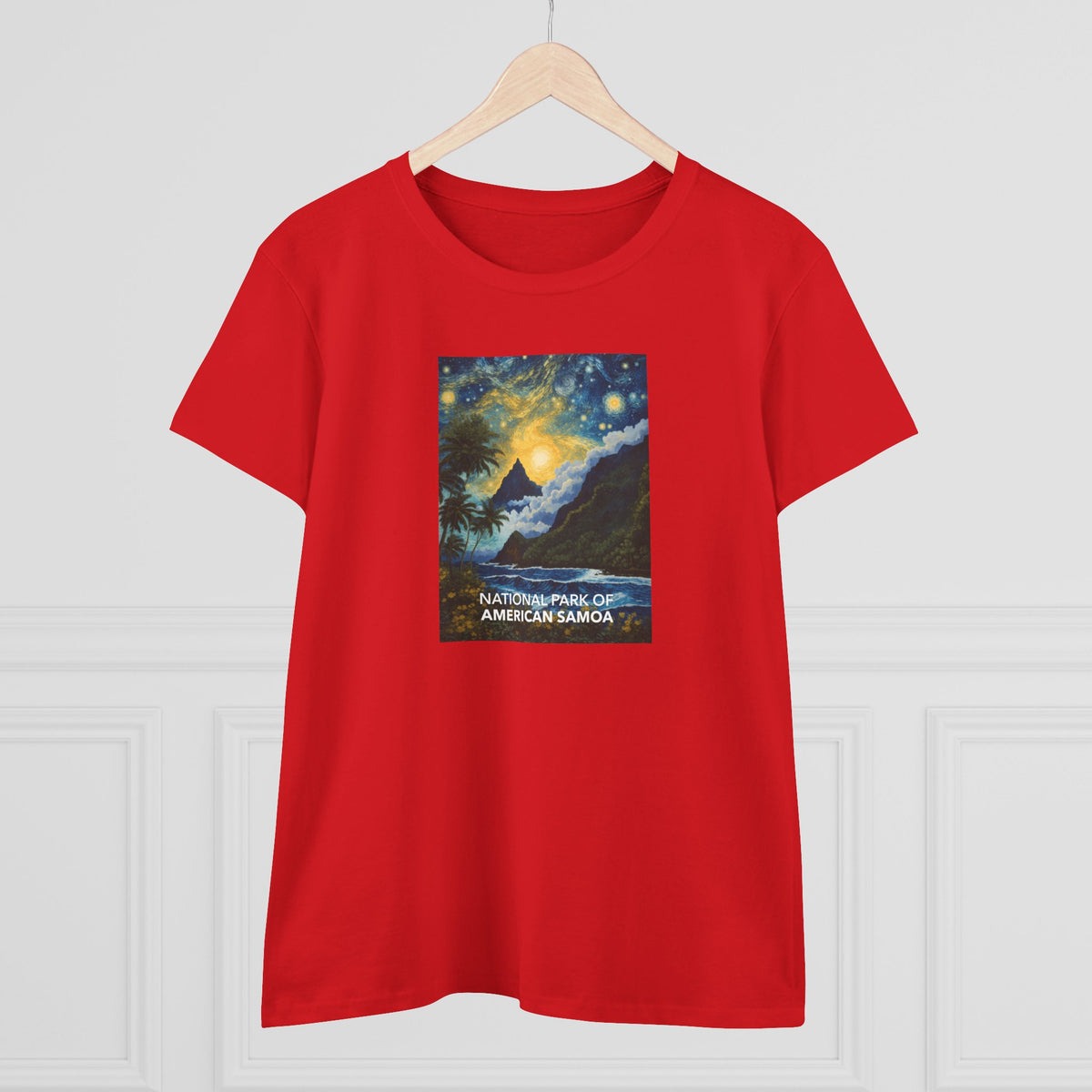 National Park of American Samoa Women's T-Shirt - Starry Night