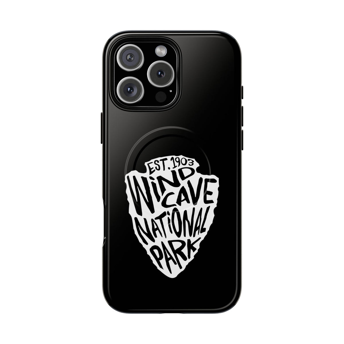 Wind Cave National Park iPhone Case with MagSafe - Arrowhead Design