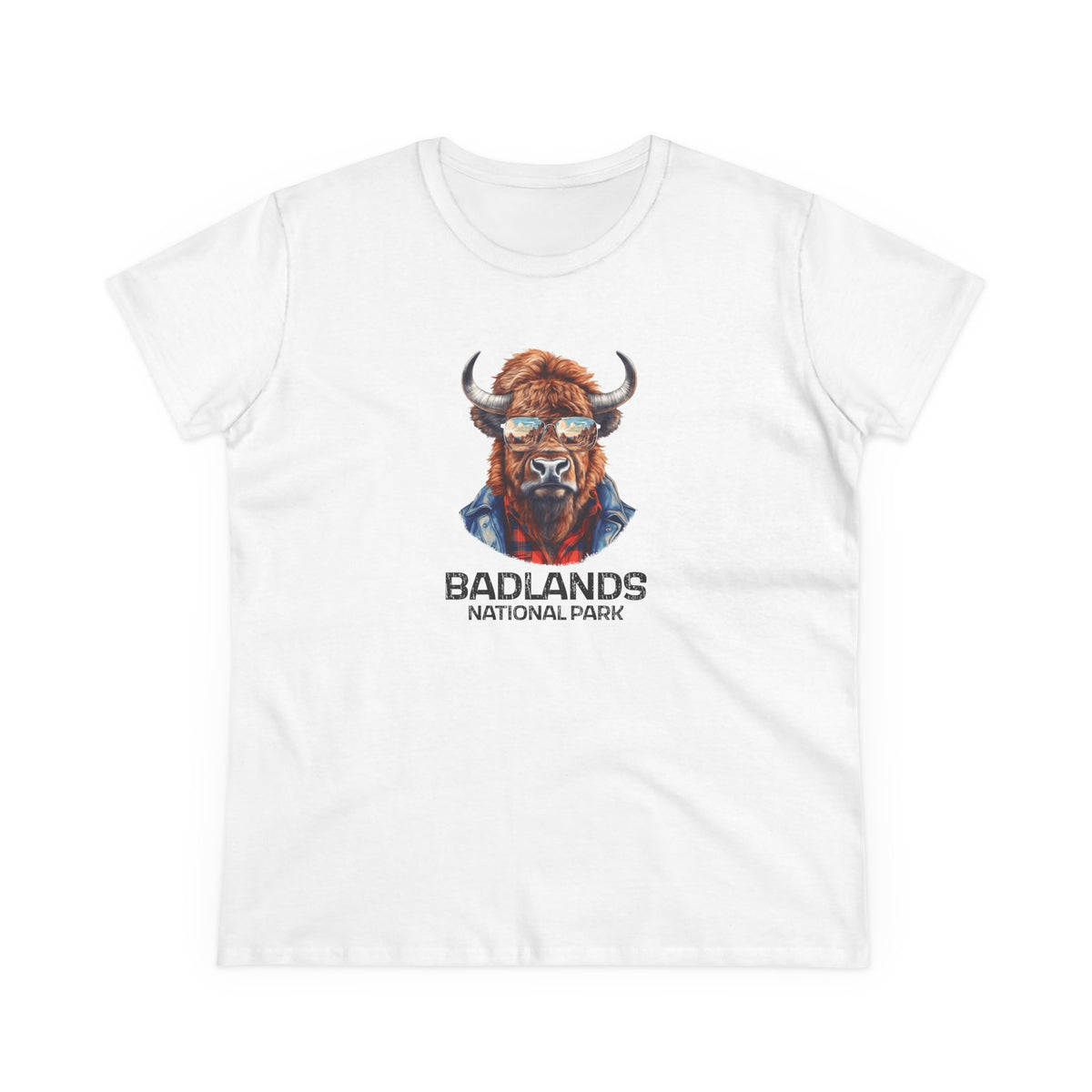 Badlands National Park Women's T-Shirt - Cool Bison