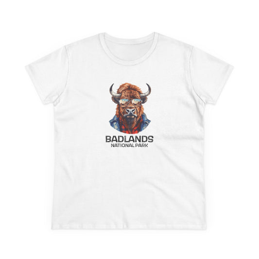 Badlands National Park Women's T-Shirt - Cool Bison