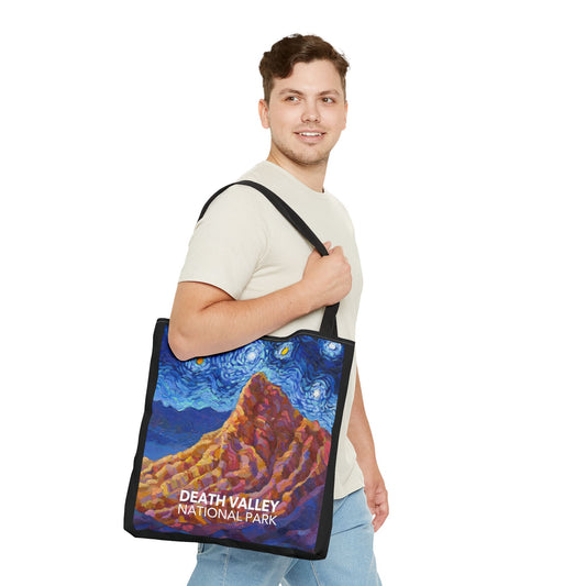 Death Valley National Park Tote Bag - Starry Night Large