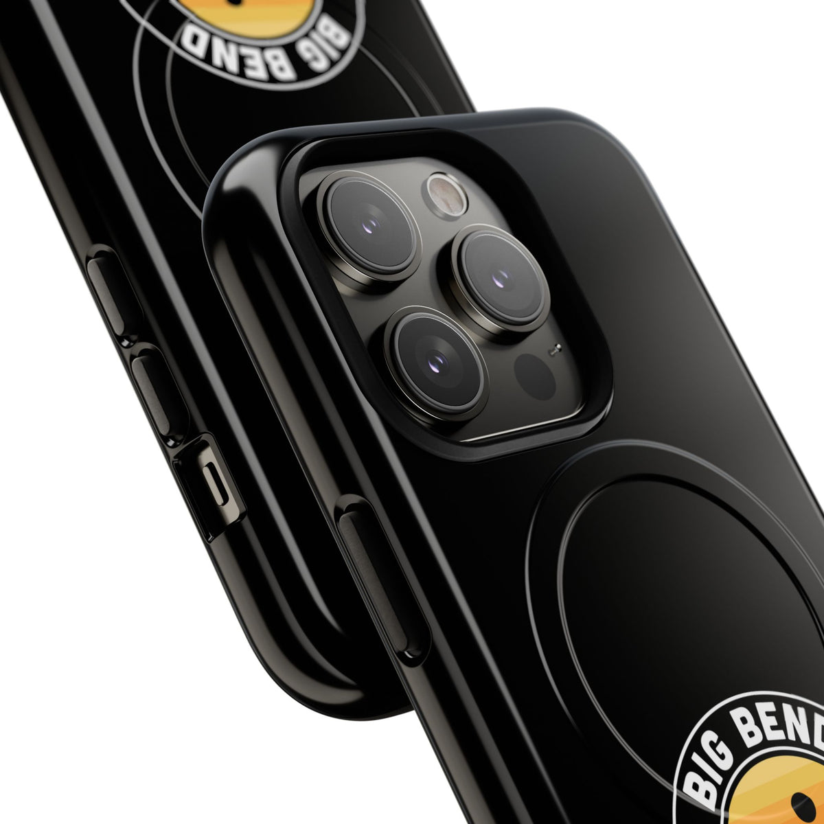 Big Bend National Park iPhone Case with MagSafe - Round Emblem Design
