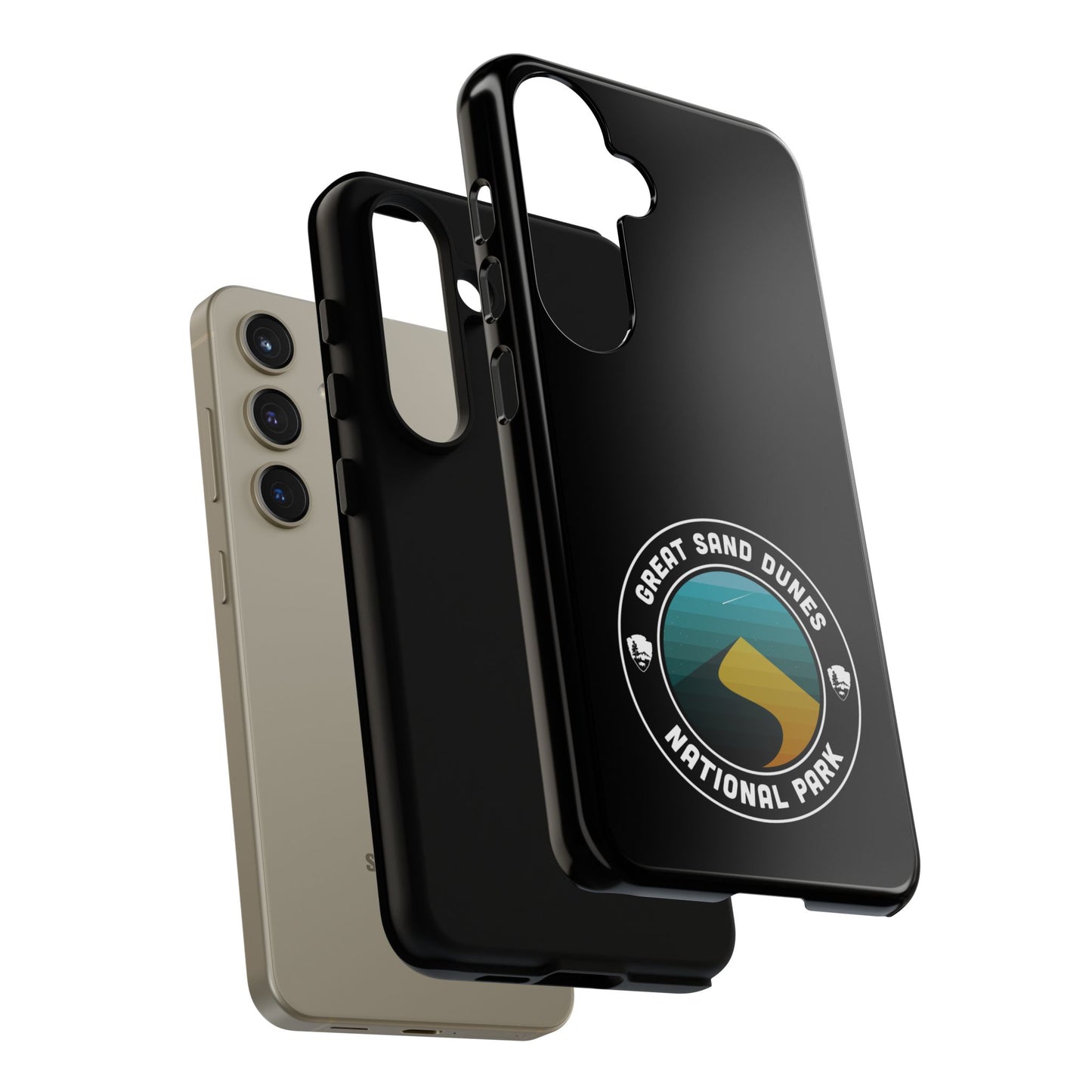 Great Sand Dunes National Park Phone Case - Round Emblem Design
