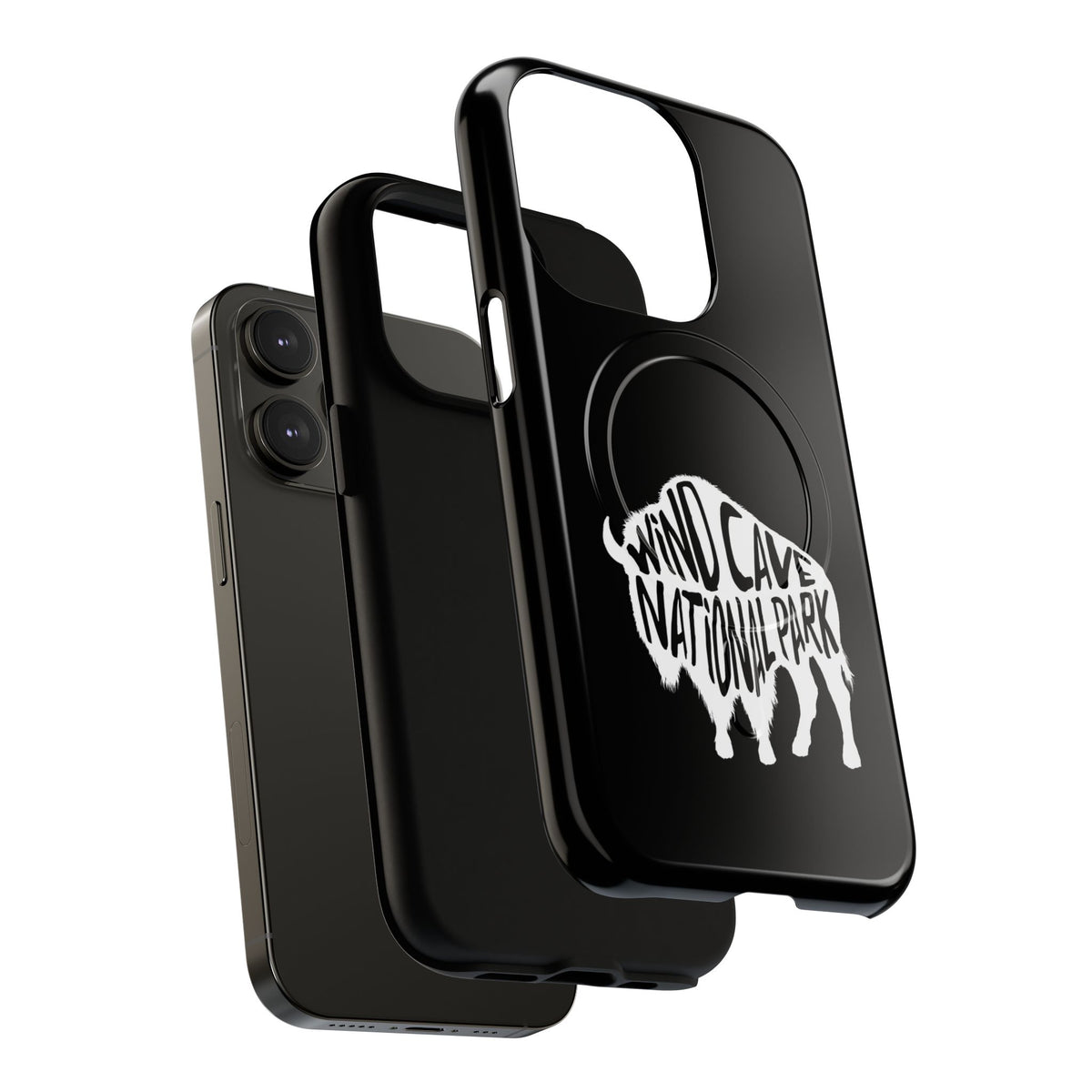 Wind Cave National Park iPhone Case with MagSafe - Bison Design