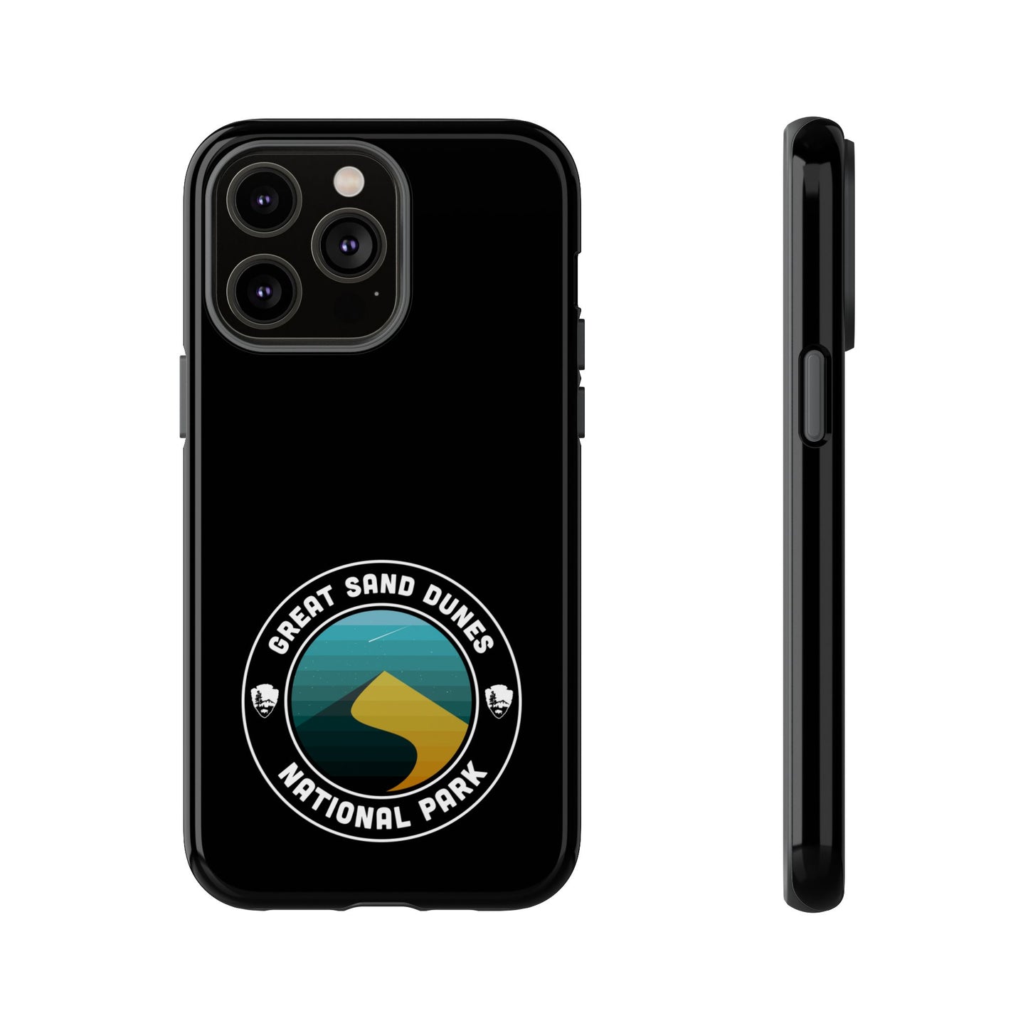 Great Sand Dunes National Park Phone Case - Round Emblem Design
