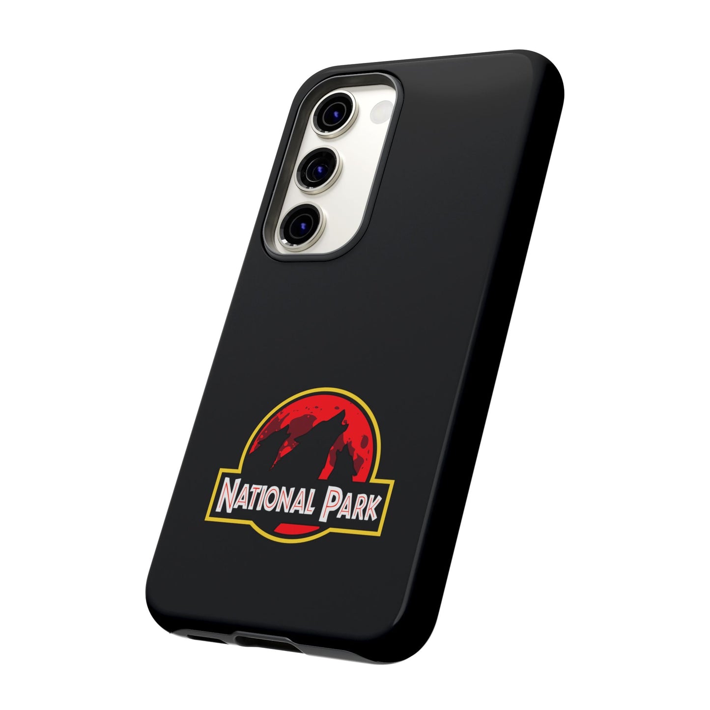 3 Wolf National Park iPhone Case - Parody Logo