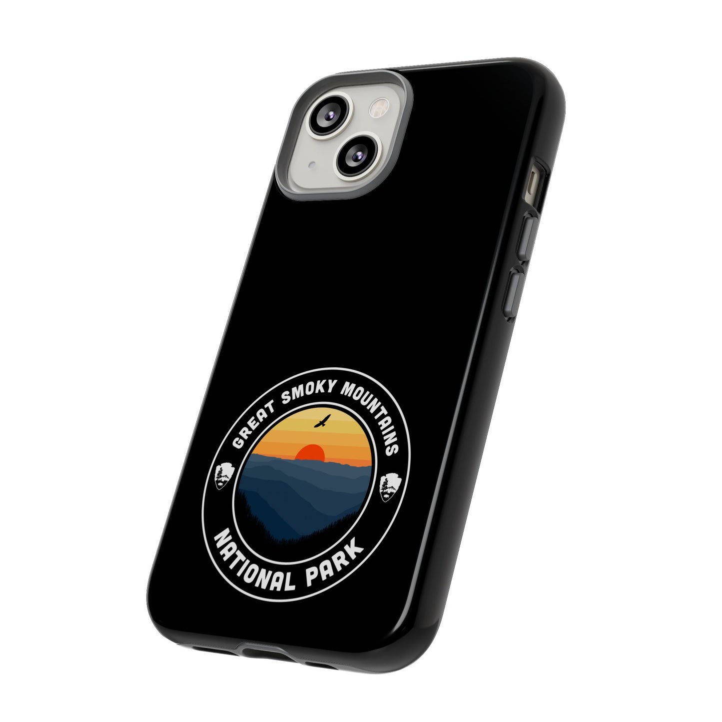 Great Smoky Mountains National Park Phone Case - Round Emblem Design