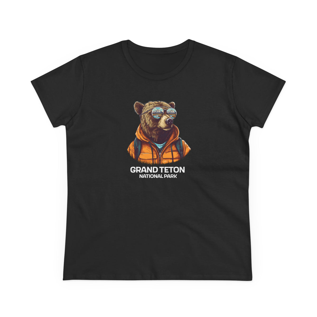 Grand Teton National Park Women's T-Shirt - Cool Grizzly Bear