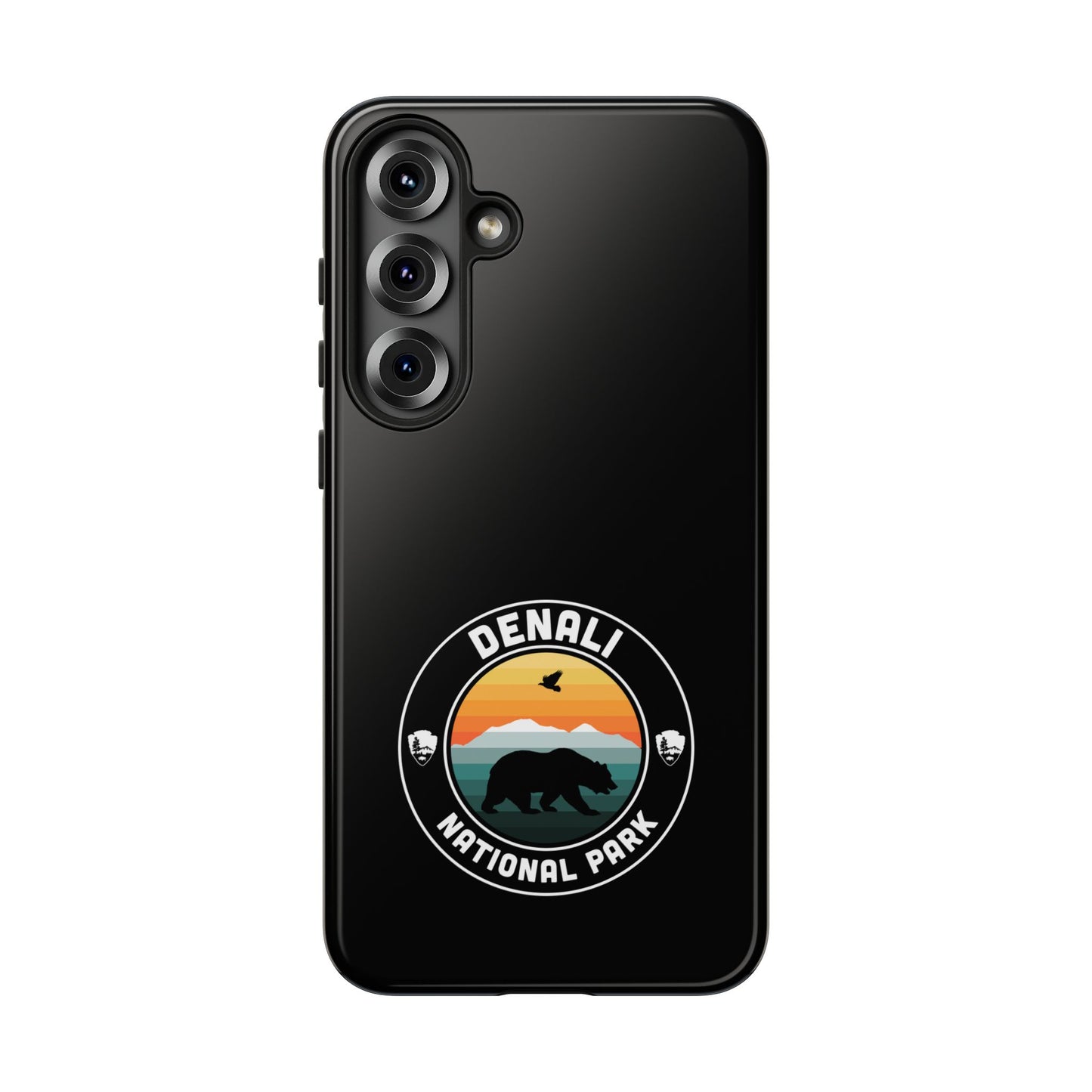Denali National Park Phone Case - Round Emblem Design