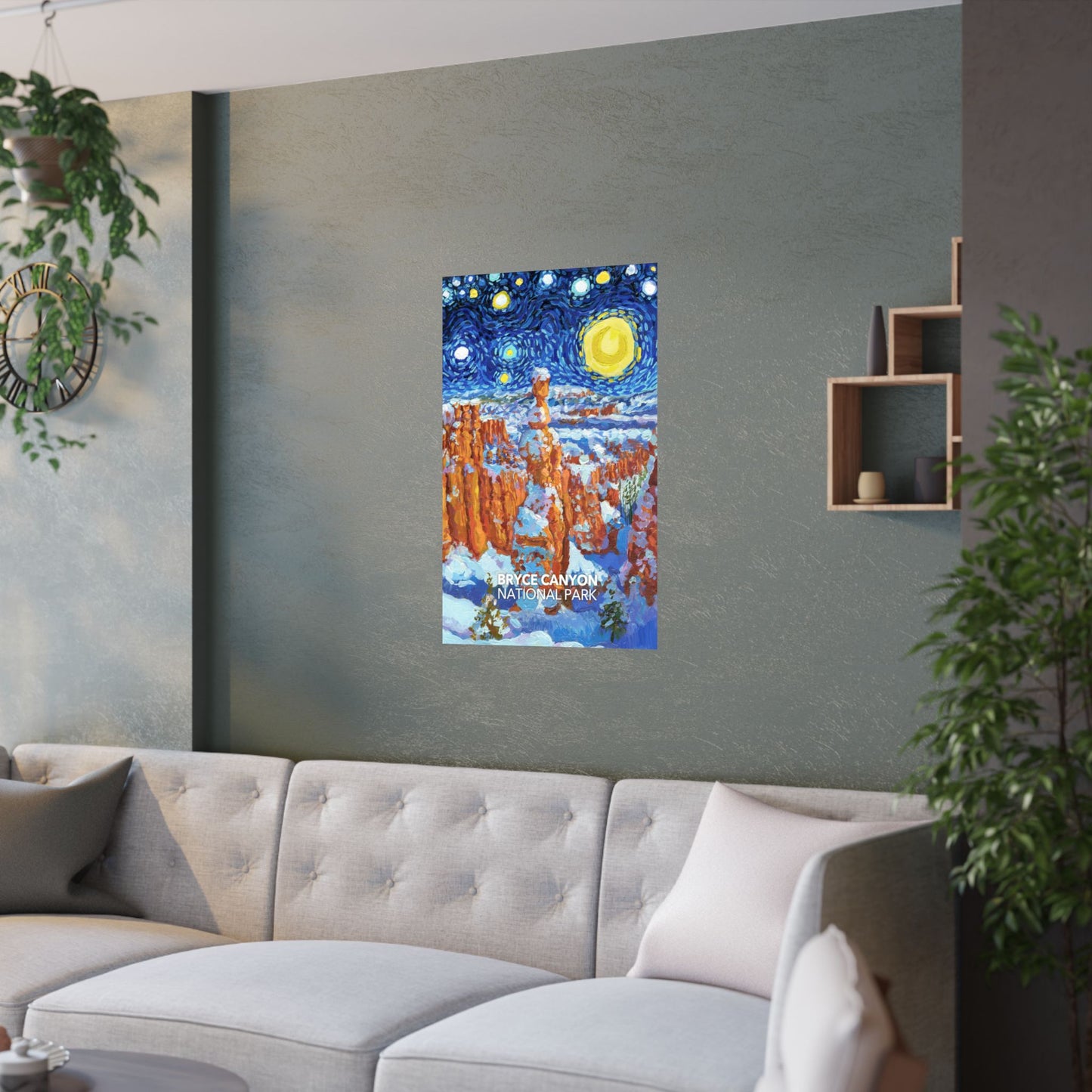 Bryce Canyon National Park Poster - Starry Night