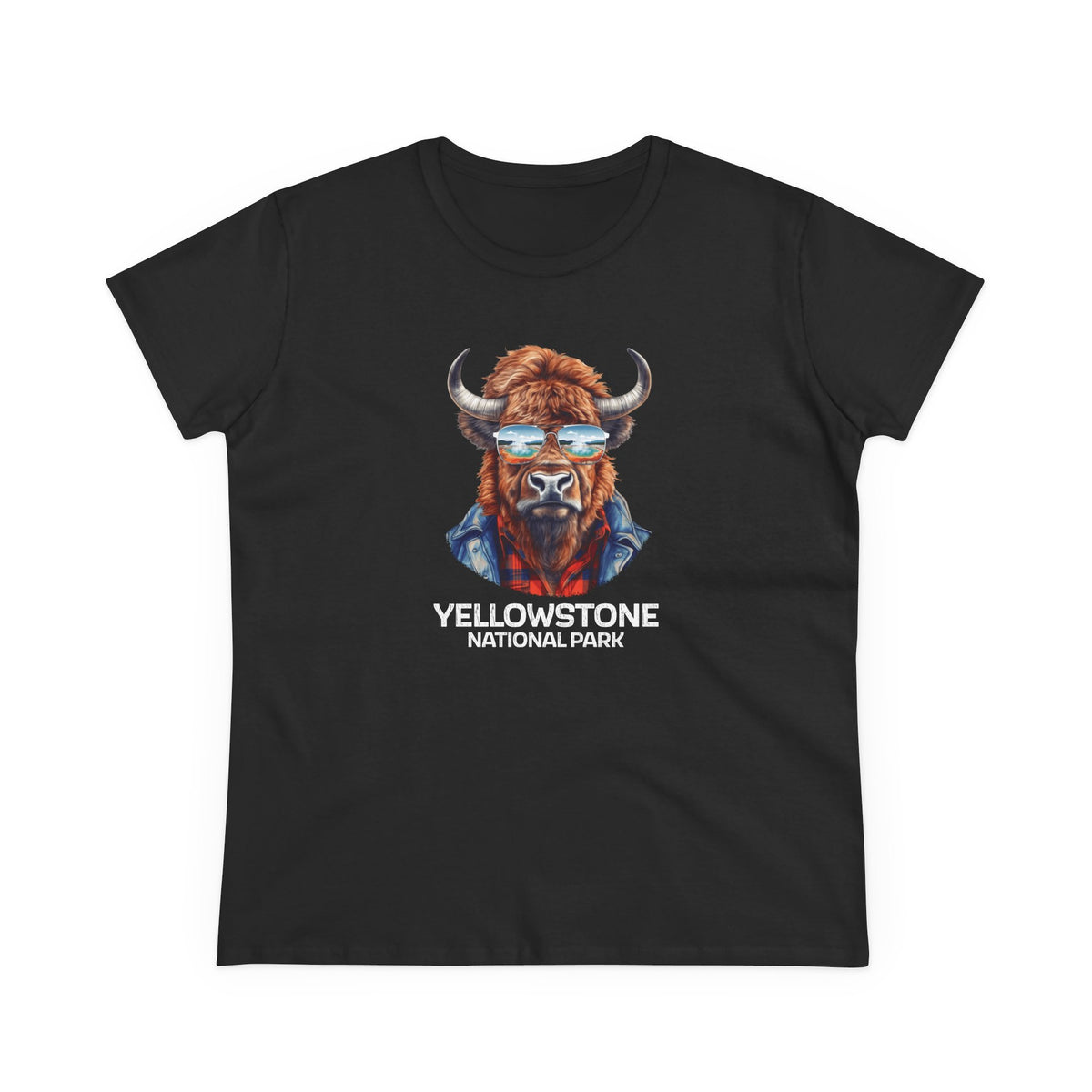 Yellowstone National Park Women's T-Shirt - Cool Bison