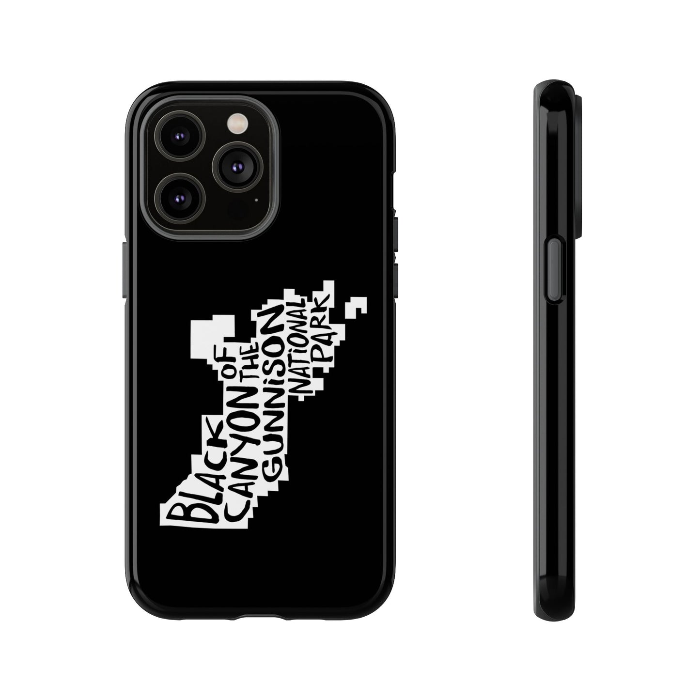 Black Canyon of the Gunnison National Park Phone Case - Map Design