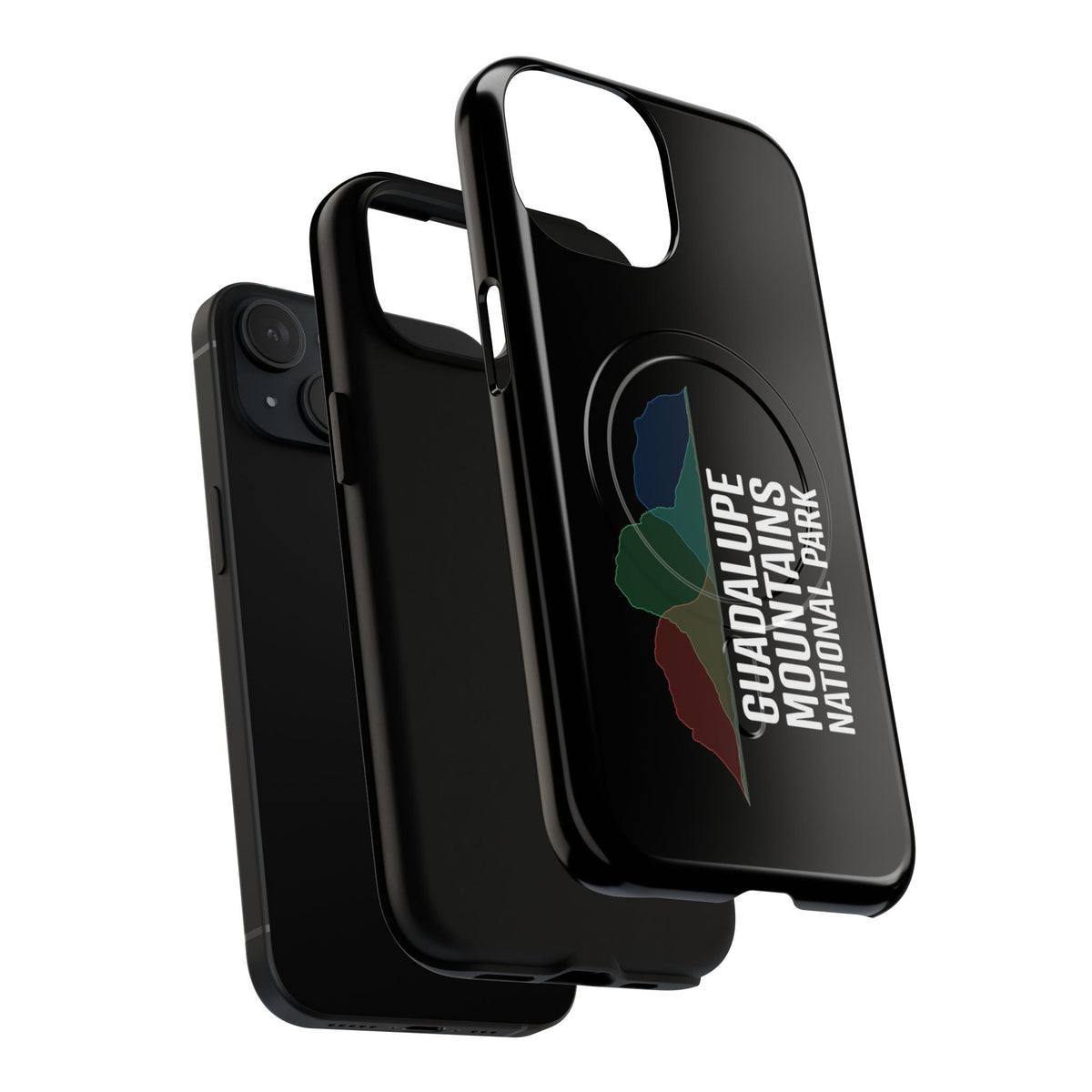 Guadalupe Mountains National Park iPhone Case with MagSafe - Histogram Design