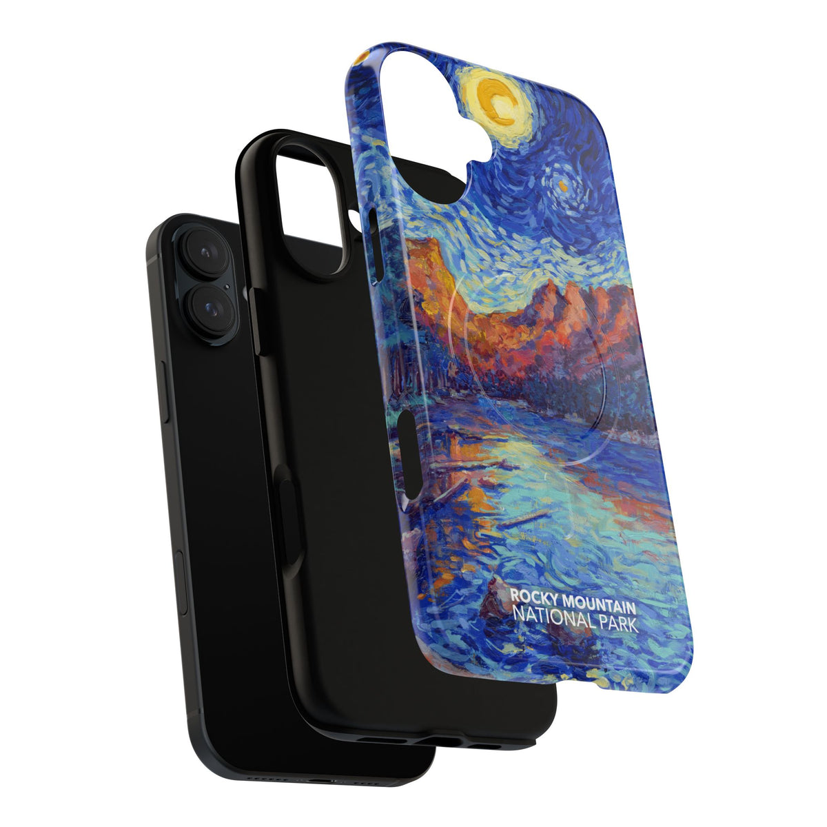 Rocky Mountain National Park iPhone Case with MagSafe - Starry Night