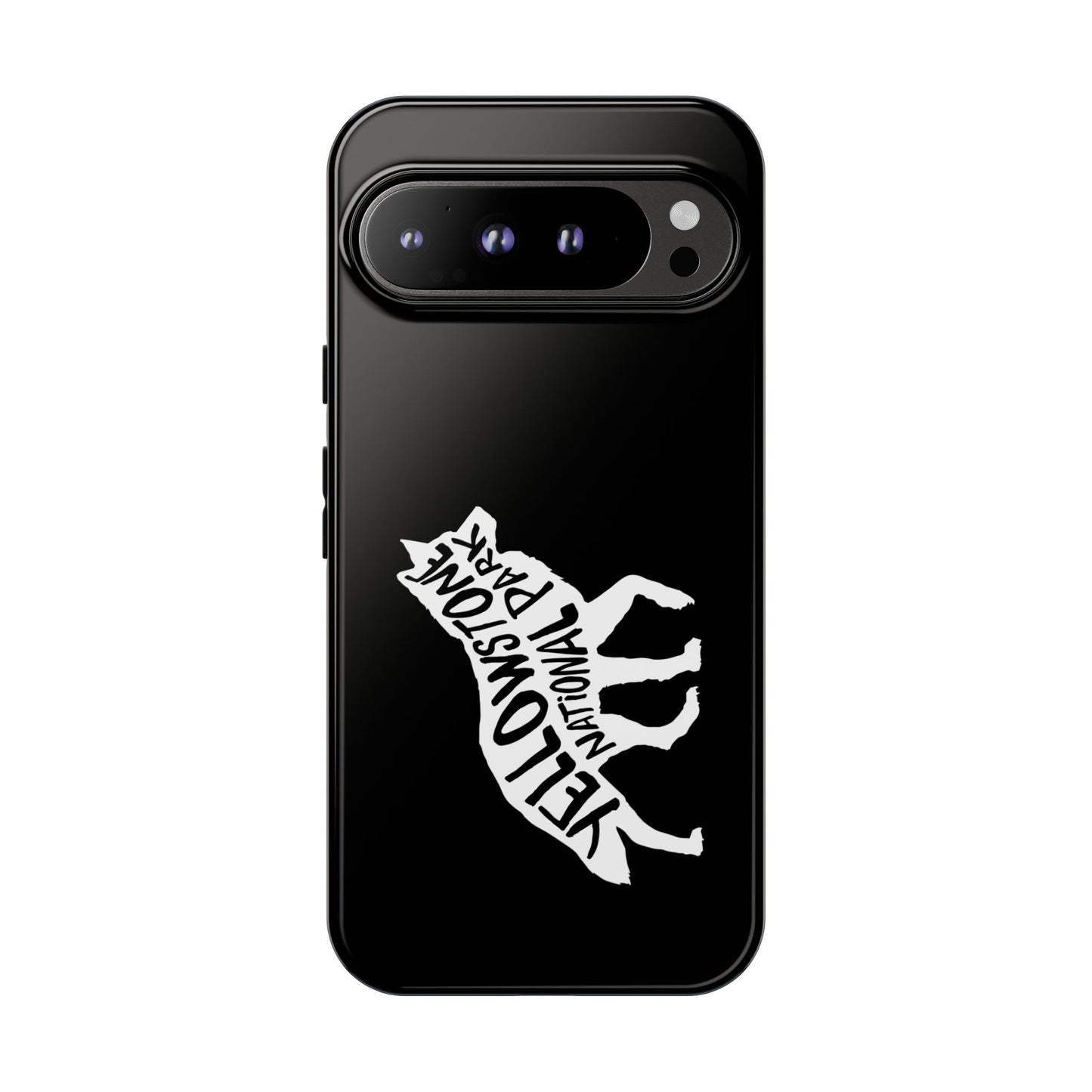 Yellowstone National Park Phone Case - Wolf Design