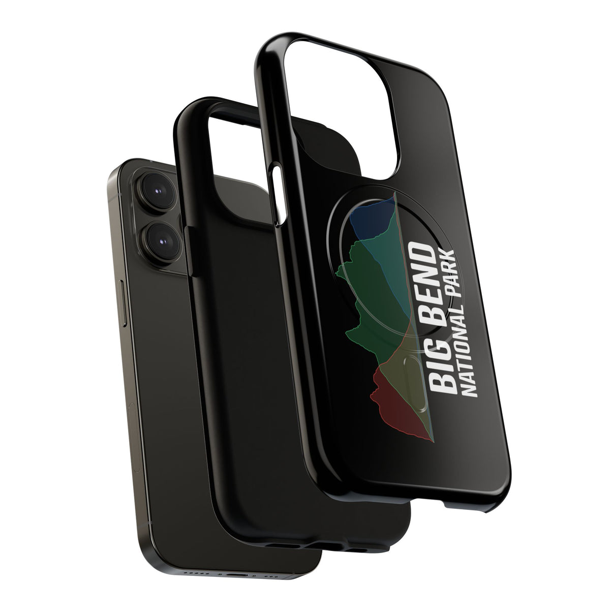Big Bend National Park iPhone Case with MagSafe - Histogram Design