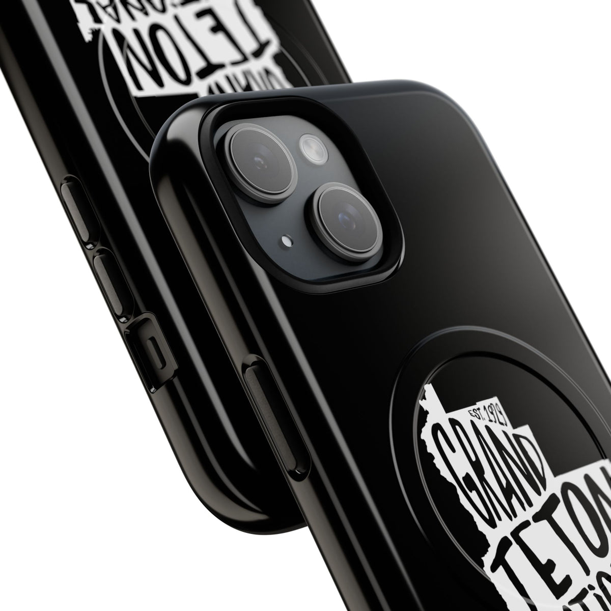 Grand Teton National Park iPhone Case with MagSafe - Map Design