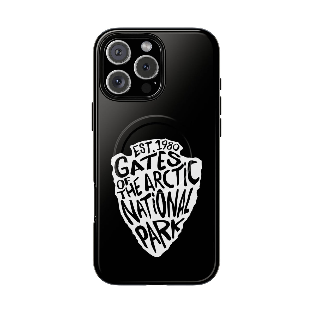 Gates of the Arctic National Park iPhone Case with MagSafe - Arrowhead Design