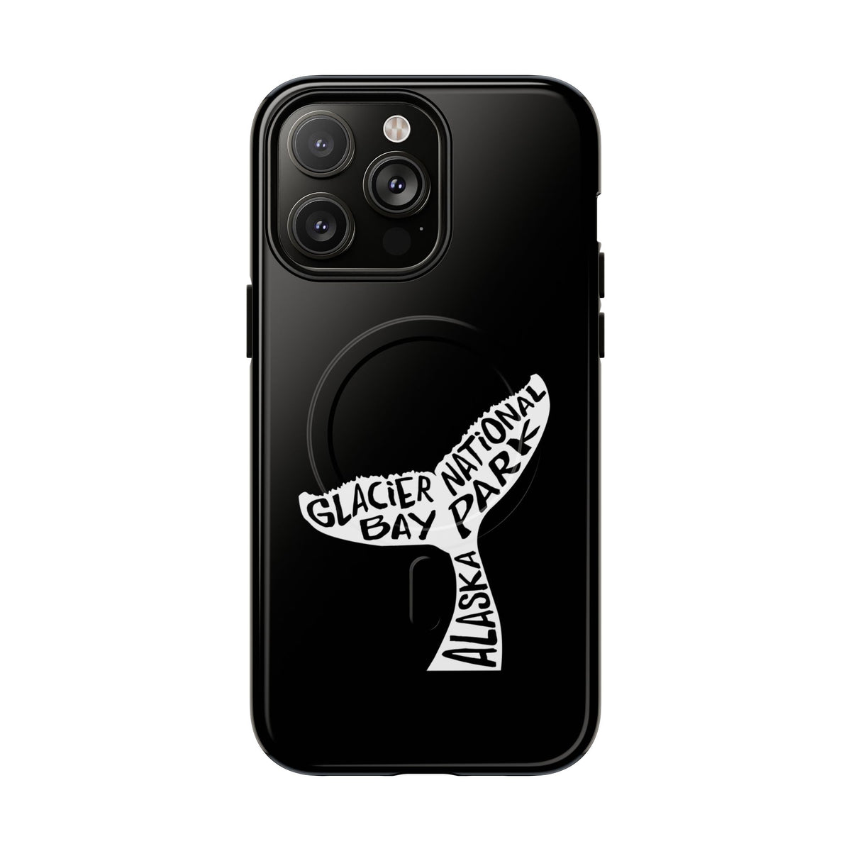 Glacier Bay National Park iPhone Case with MagSafe - Humpback Whale Tail Design