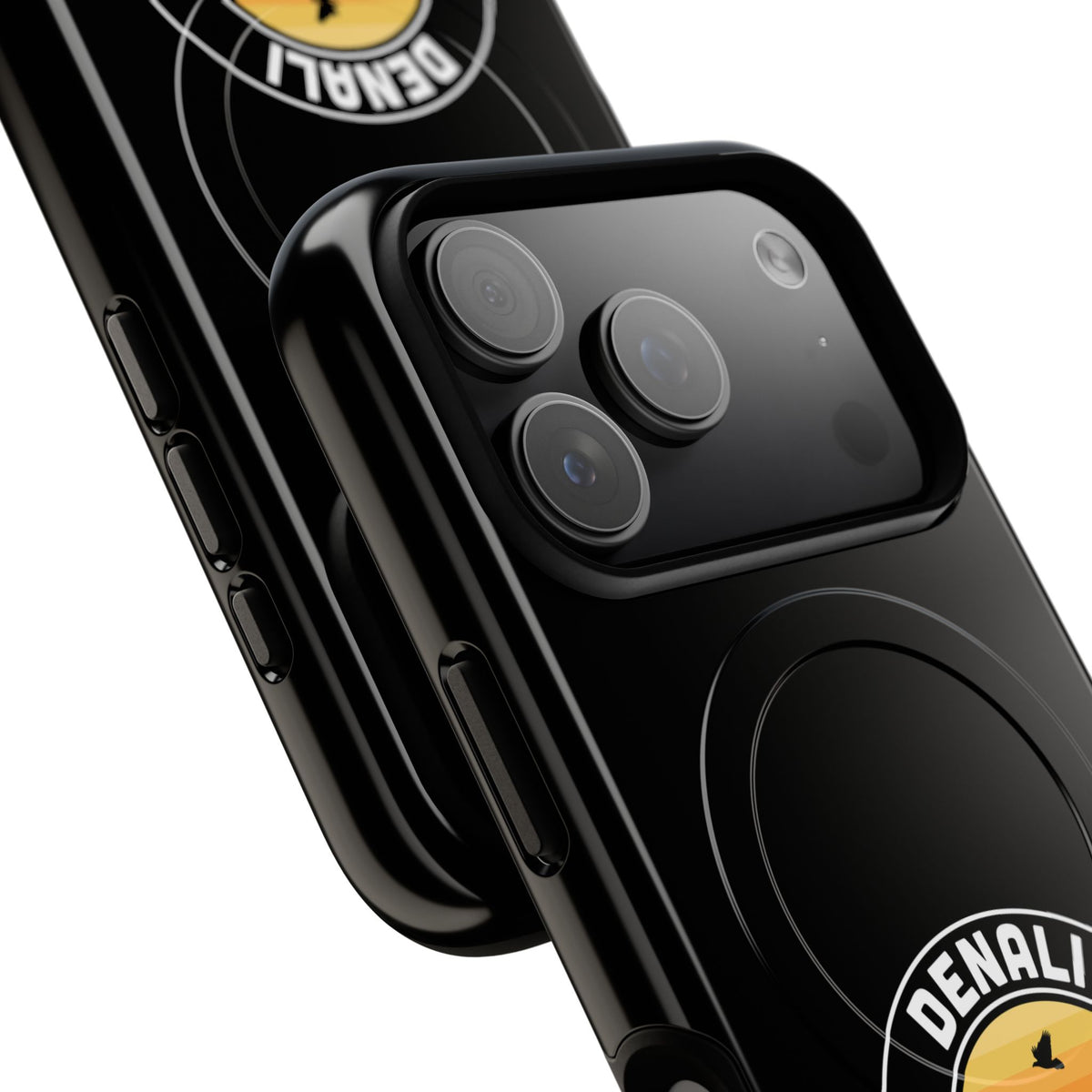 Denali National Park iPhone Case with MagSafe - Round Emblem Design