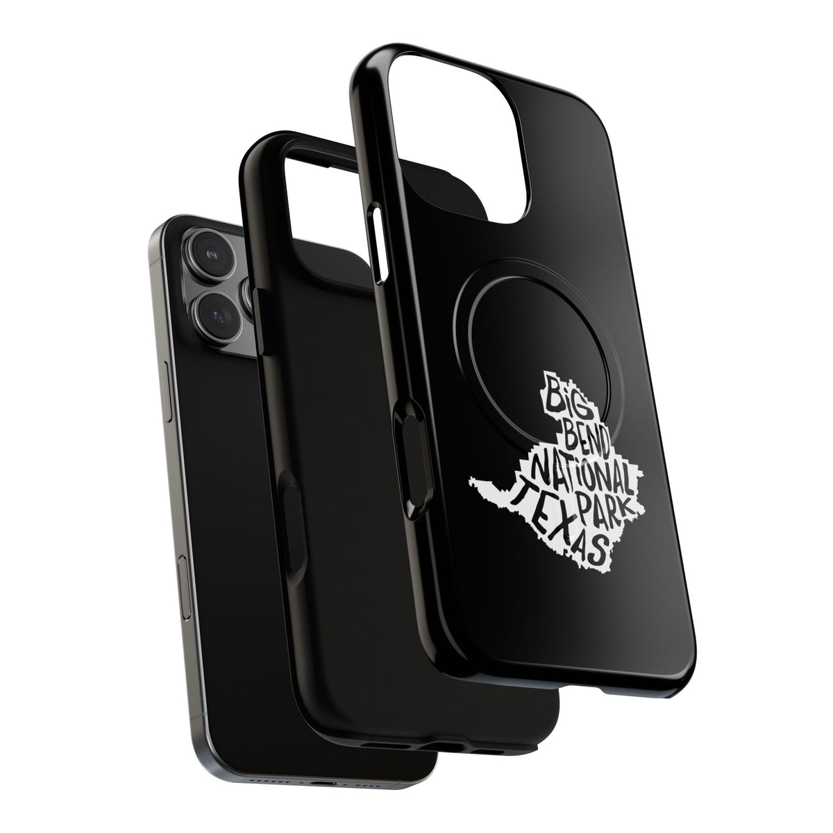 Big Bend National Park iPhone Case with MagSafe - Map Design