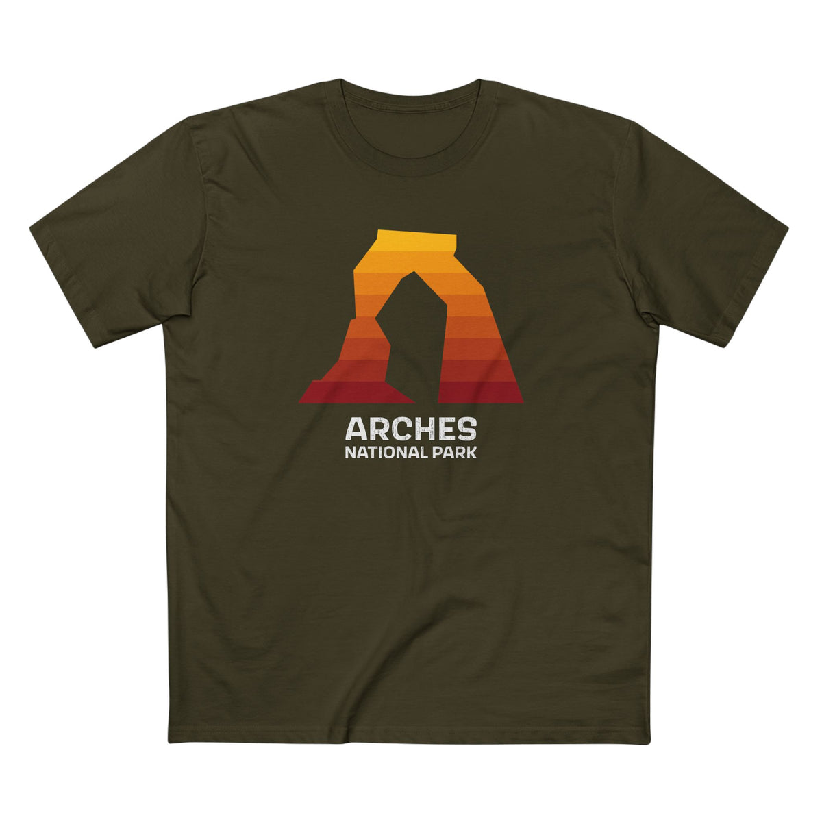 Arches National Park T-Shirt Delicate Arch in Army