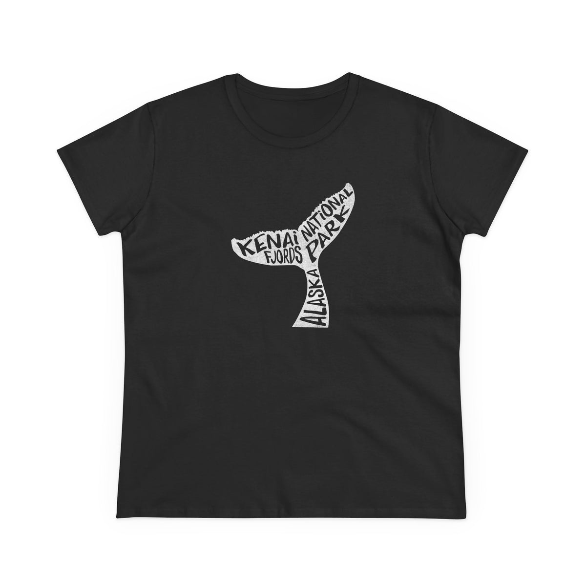 Kenai Fjords National Park Women's T-Shirt - Whale Tail