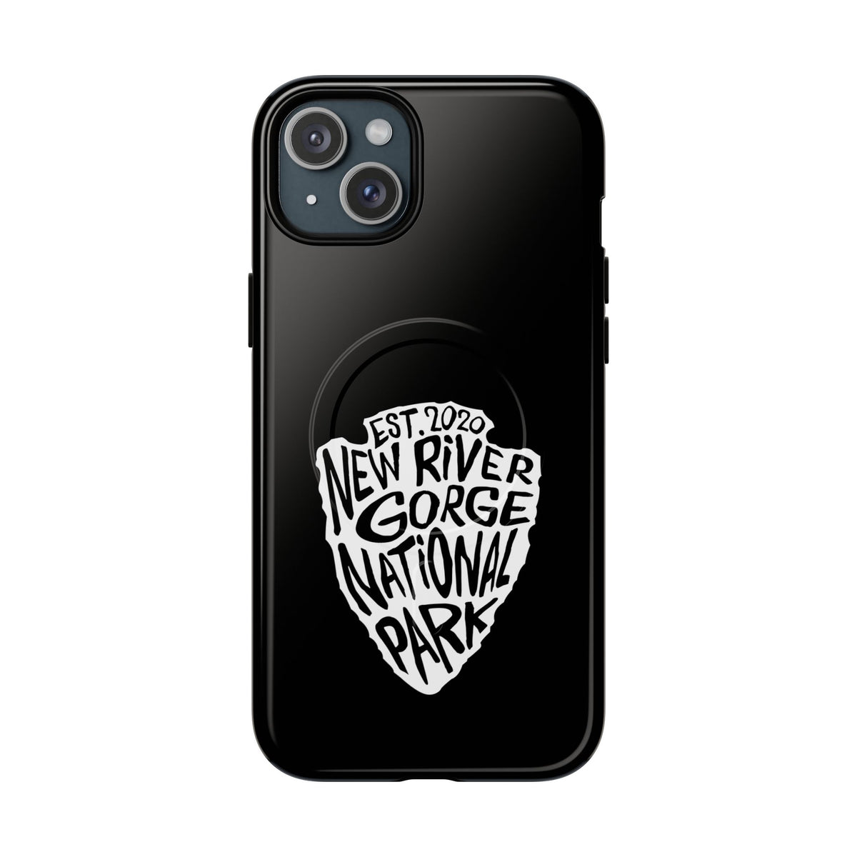 New River Gorge National Park iPhone Case with MagSafe - Arrowhead Design