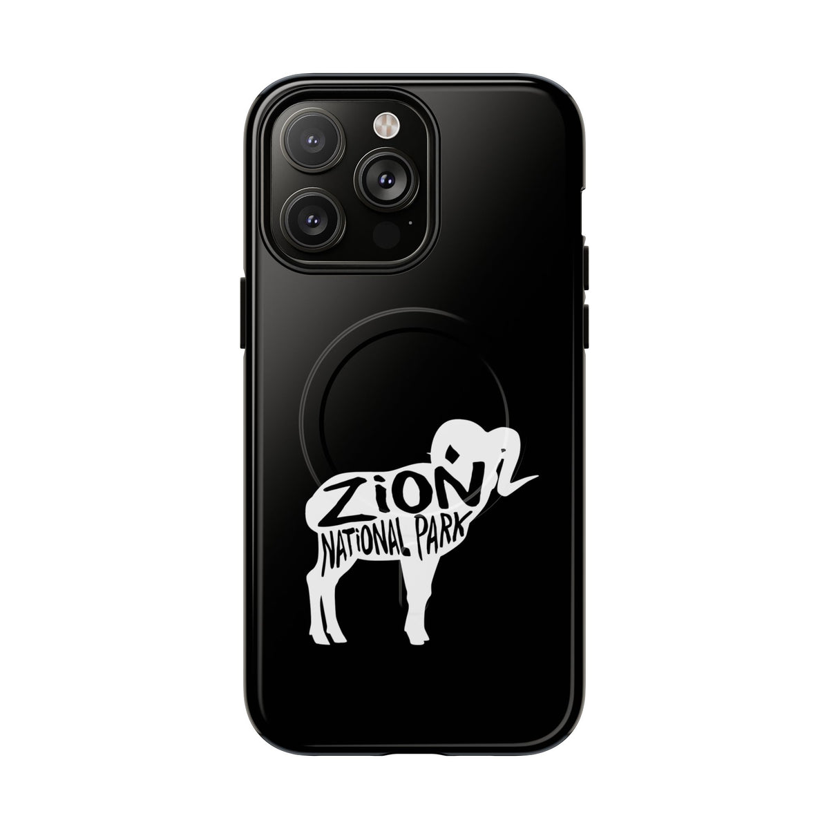 Zion National Park iPhone Case with MagSafe - Bighorn Sheep Design