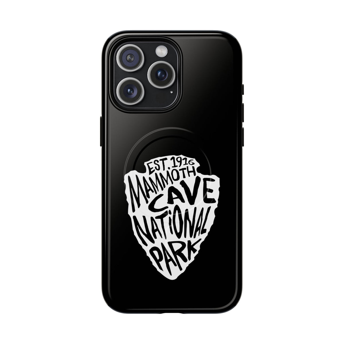 Mammoth Cave National Park iPhone Case with MagSafe - Arrowhead Design