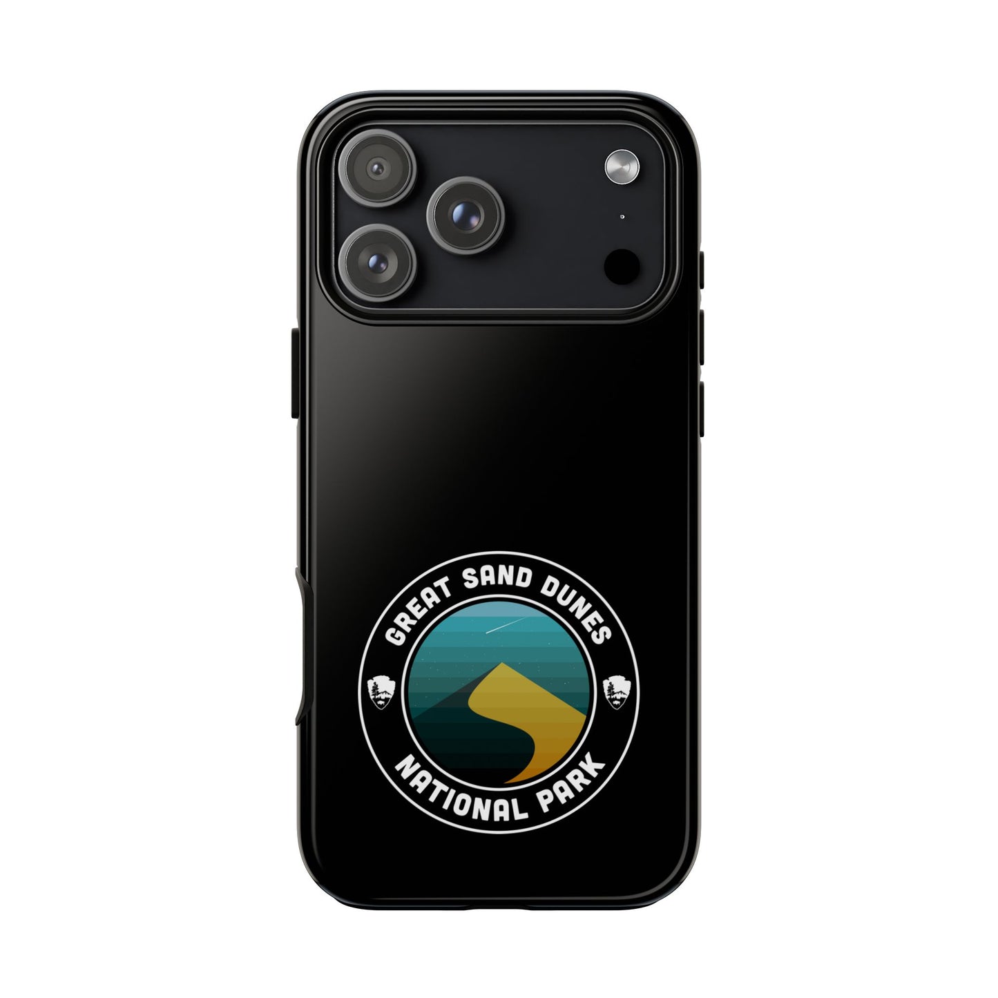 Great Sand Dunes National Park Phone Case - Round Emblem Design