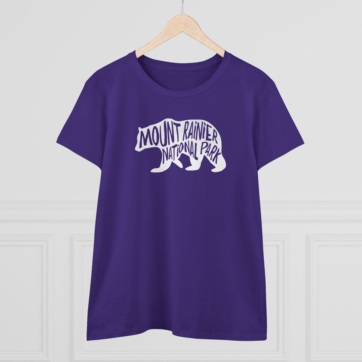Mount Rainier National Park Women's T-Shirt - Black Bear