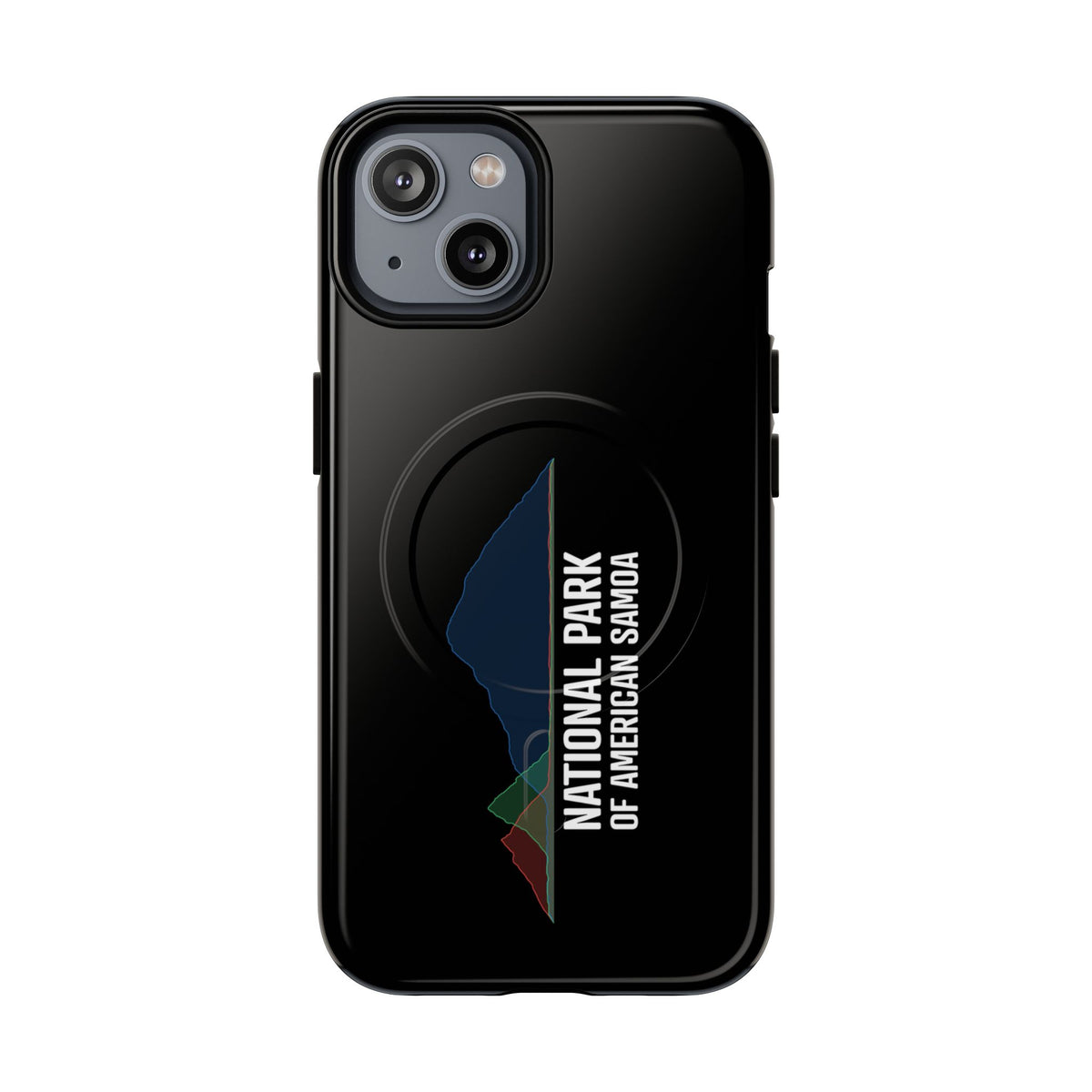 National Park of American Samoa iPhone Case with MagSafe - Histogram Design